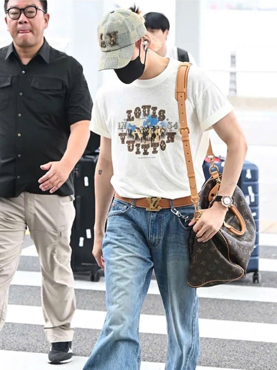 ÁO THUN LOUIS VUITTON LV LINEN BLEND (CREAM)