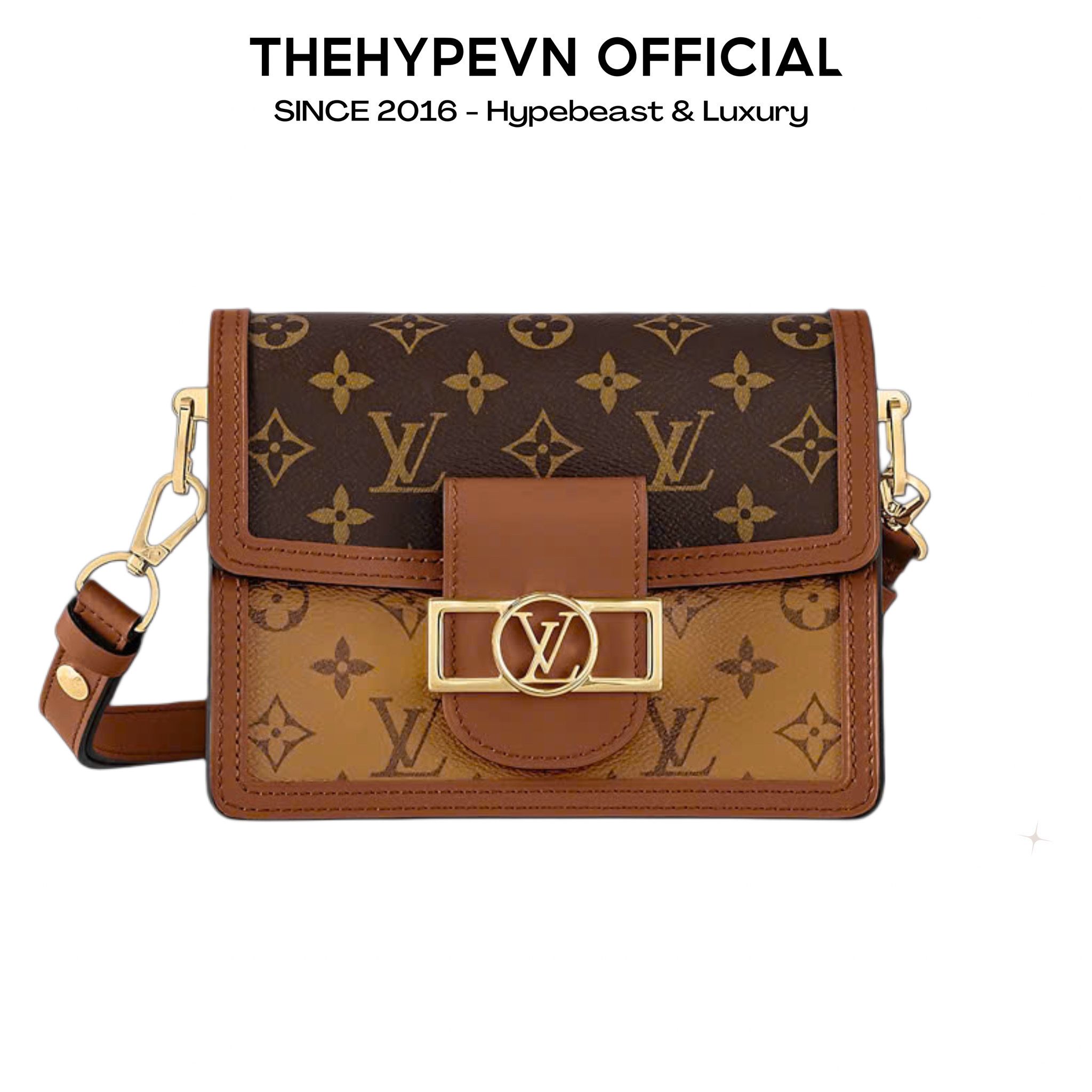 TÚI LOUIS VUITTON LV MINI DAUPHINE (BROWN)