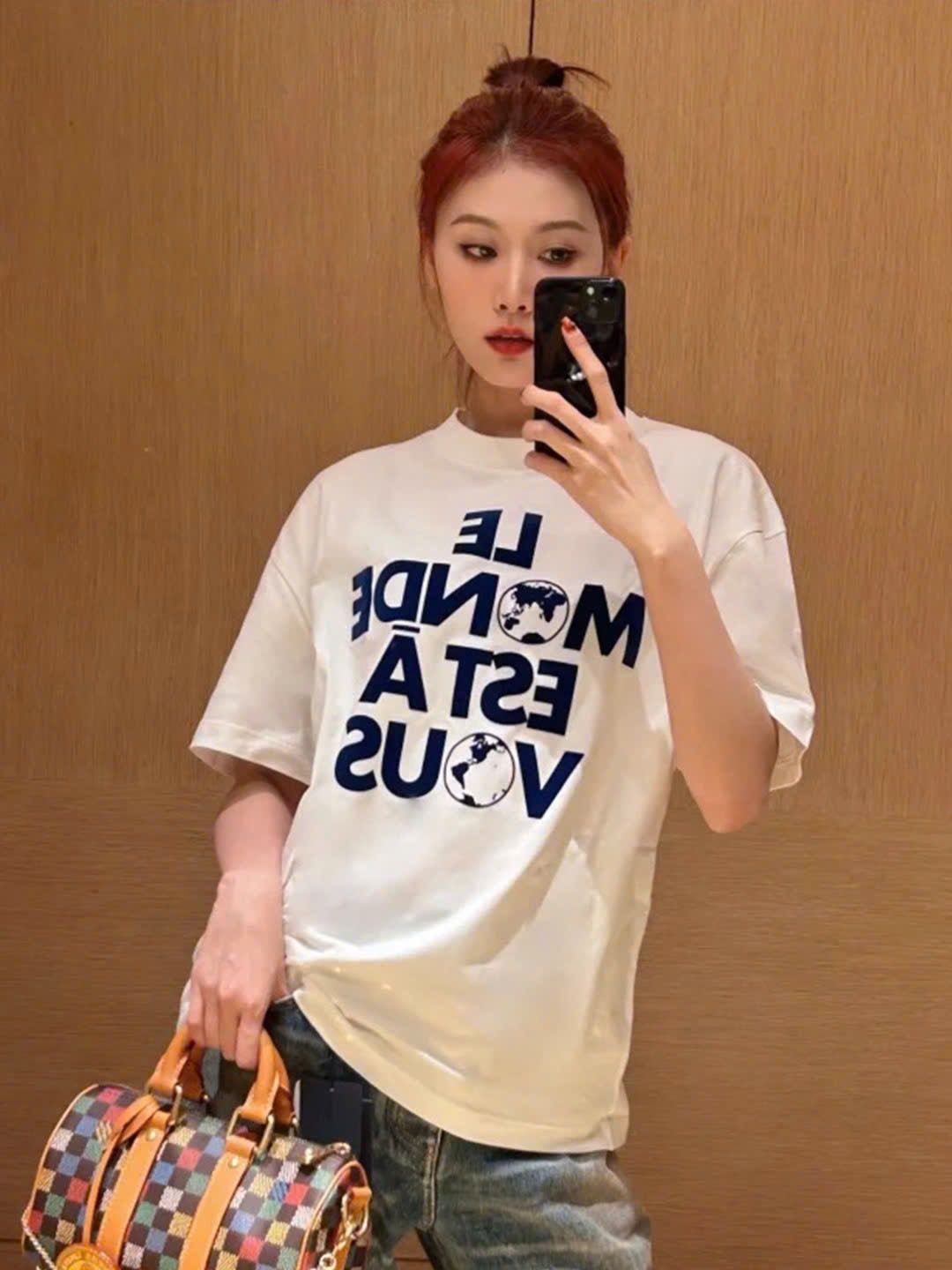 ÁO THUN LOUIS VUITTON LV LE MONDE (WHITE)