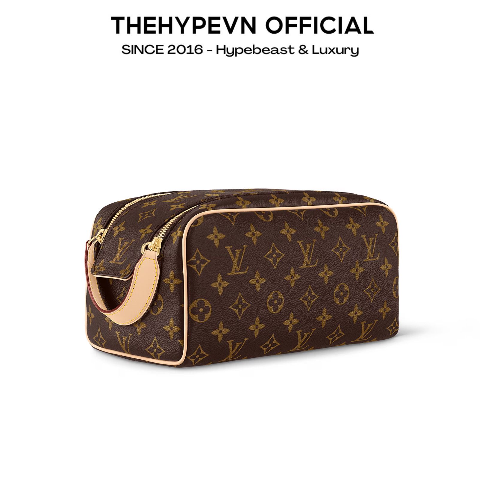 TÚI LOUIS VUITTON LV DOPP KIT POUCH MONOGRAM (BROWN)