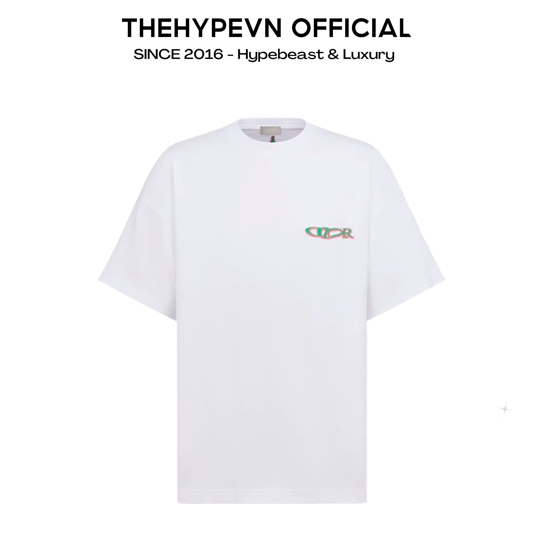 ÁO THUN DIOR LEWIS HAMILTON COTTON (WHITE)
