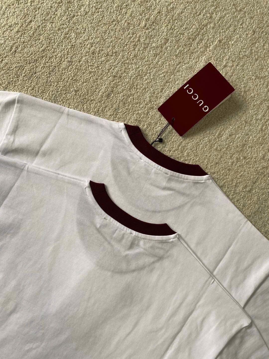 ÁO THUN GUCCI GC SNAKE DOUBLE G (WHITE)