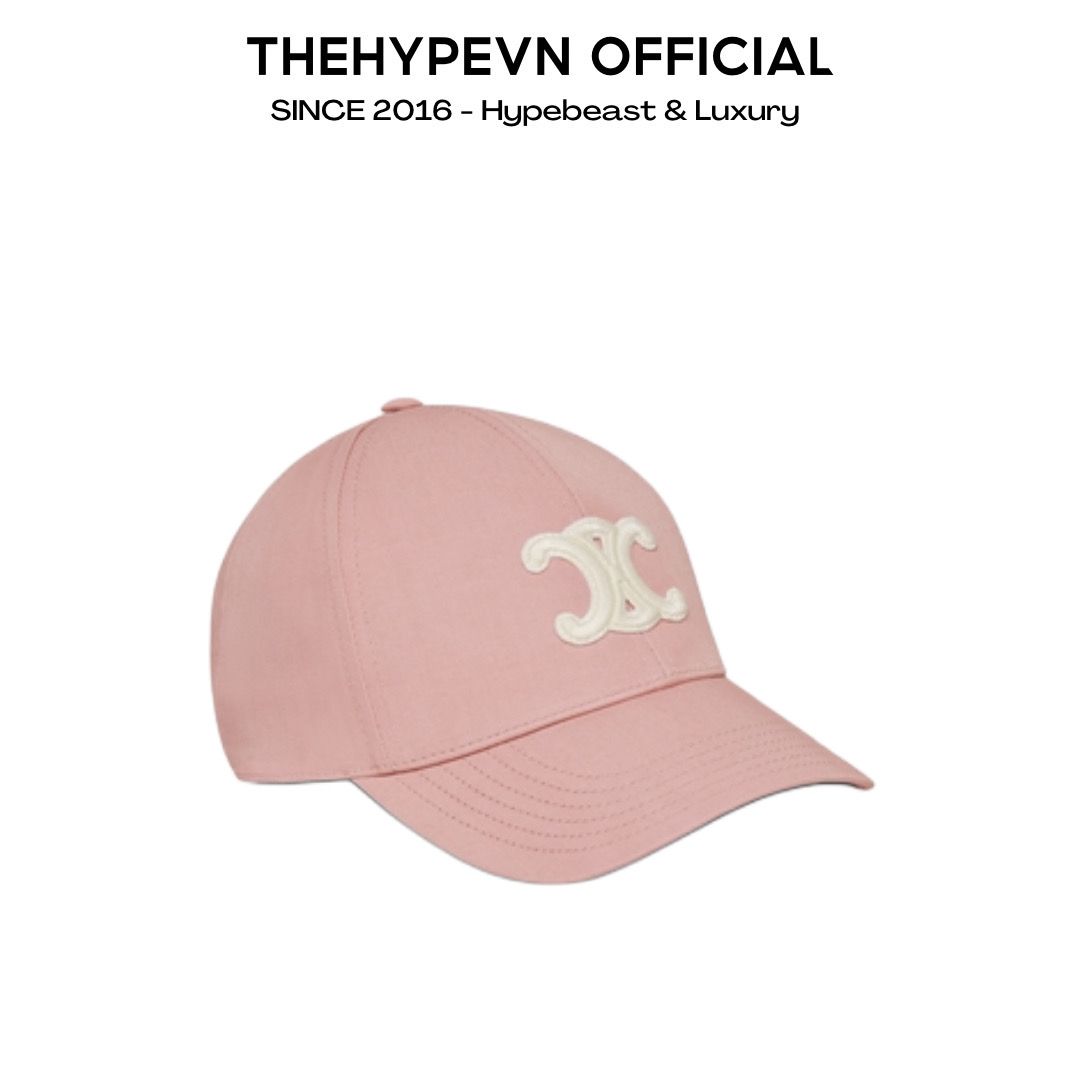MŨ LƯỠI TRAI CELINE TRIOMPHE BASEBALL CAP (PINK)