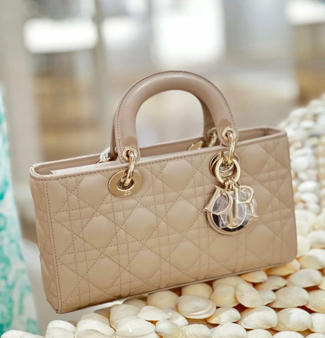 TÚI DIOR LADY D-JOY (BEIGE)