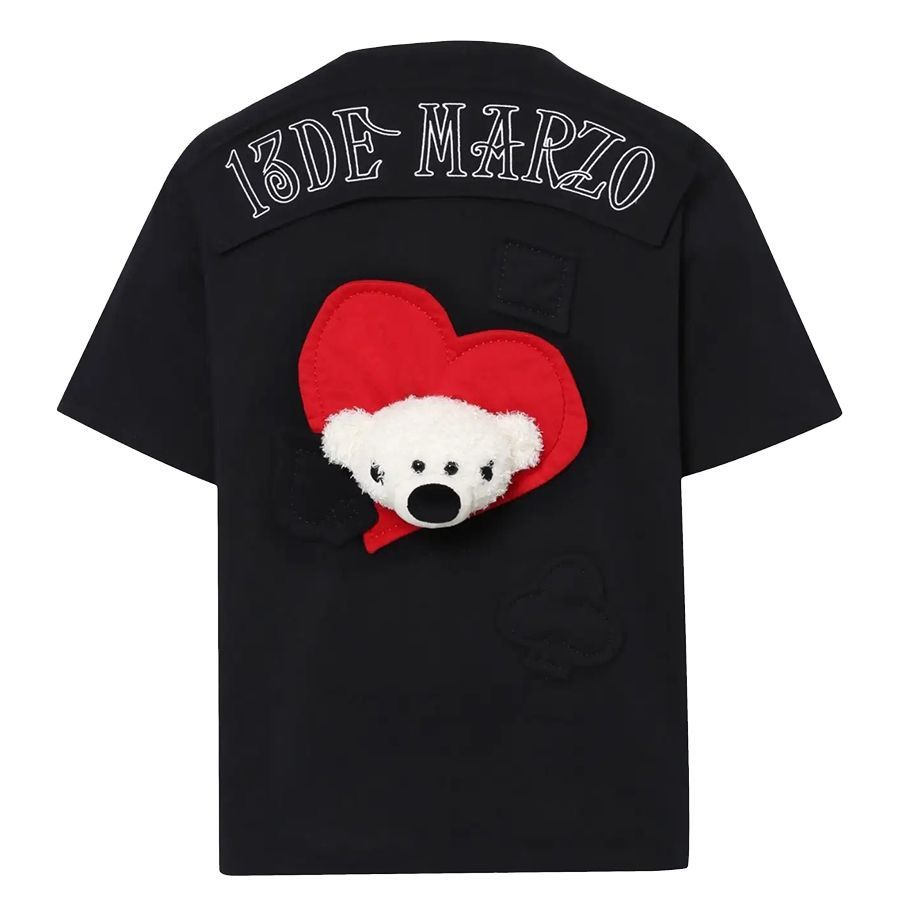 13DE MARZO TEE - Áo Thun 13De Poker Heart Whisper (Đen) Best Quality