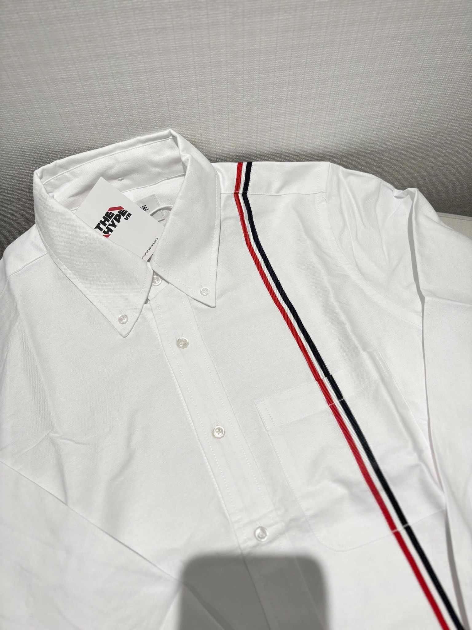 ÁO SƠ MI THOM BROWNE RWB STRIPE (WHITE)