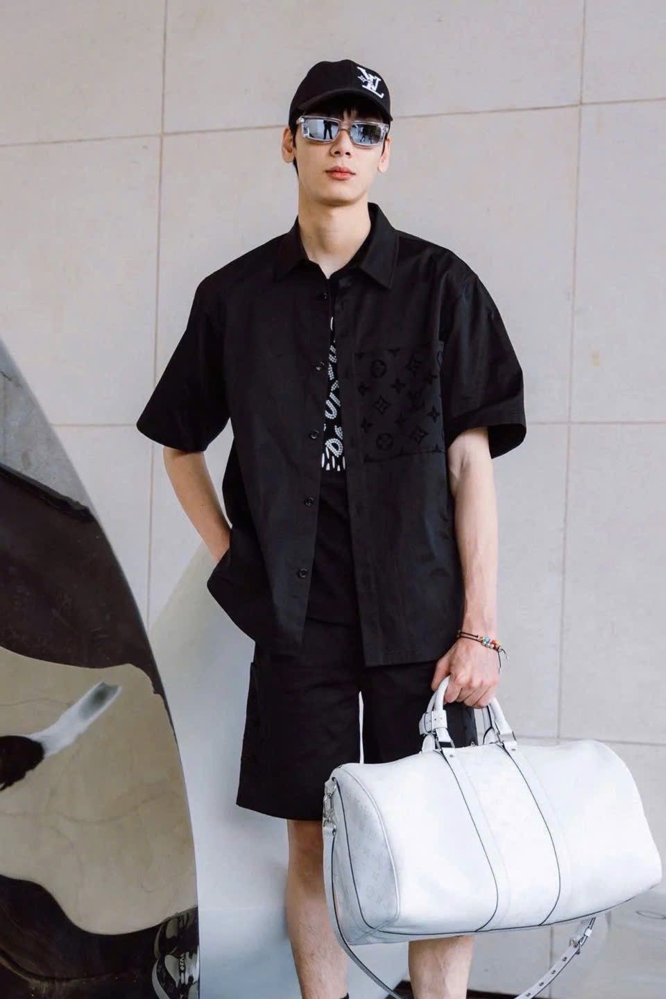 ÁO SƠ MI LOUIS VUITTON LV WORKWEAR FLOCKING JACKET (BLACK)