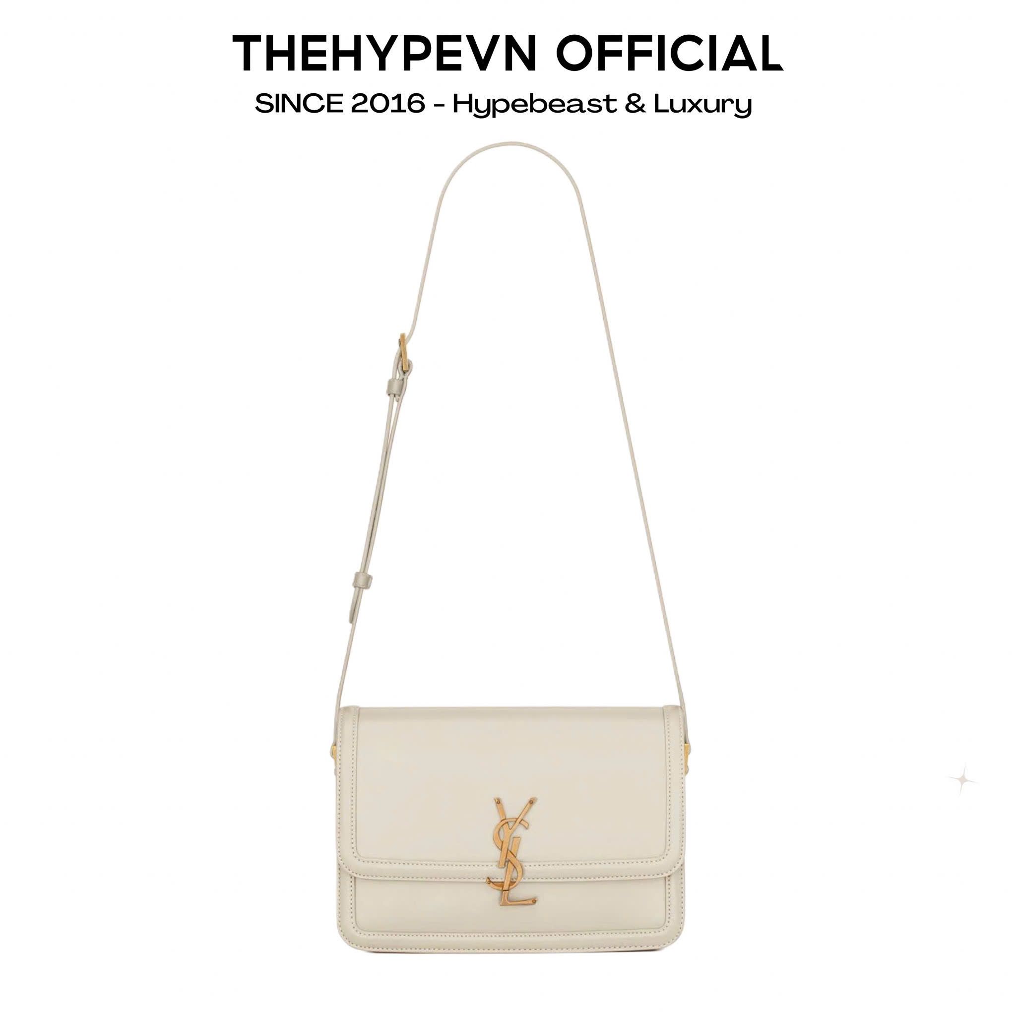 TÚI SAINT LAURENT YSL SOLFERINO SMALL SATCHEL (BLANC VINTAGE)