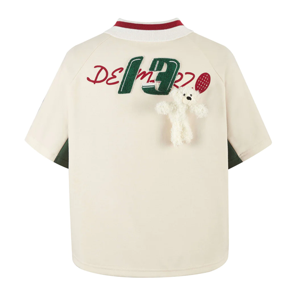 13DE MARZO TEE - Áo Thun Vintage Tennis Polo Whisper (White) Best Quality