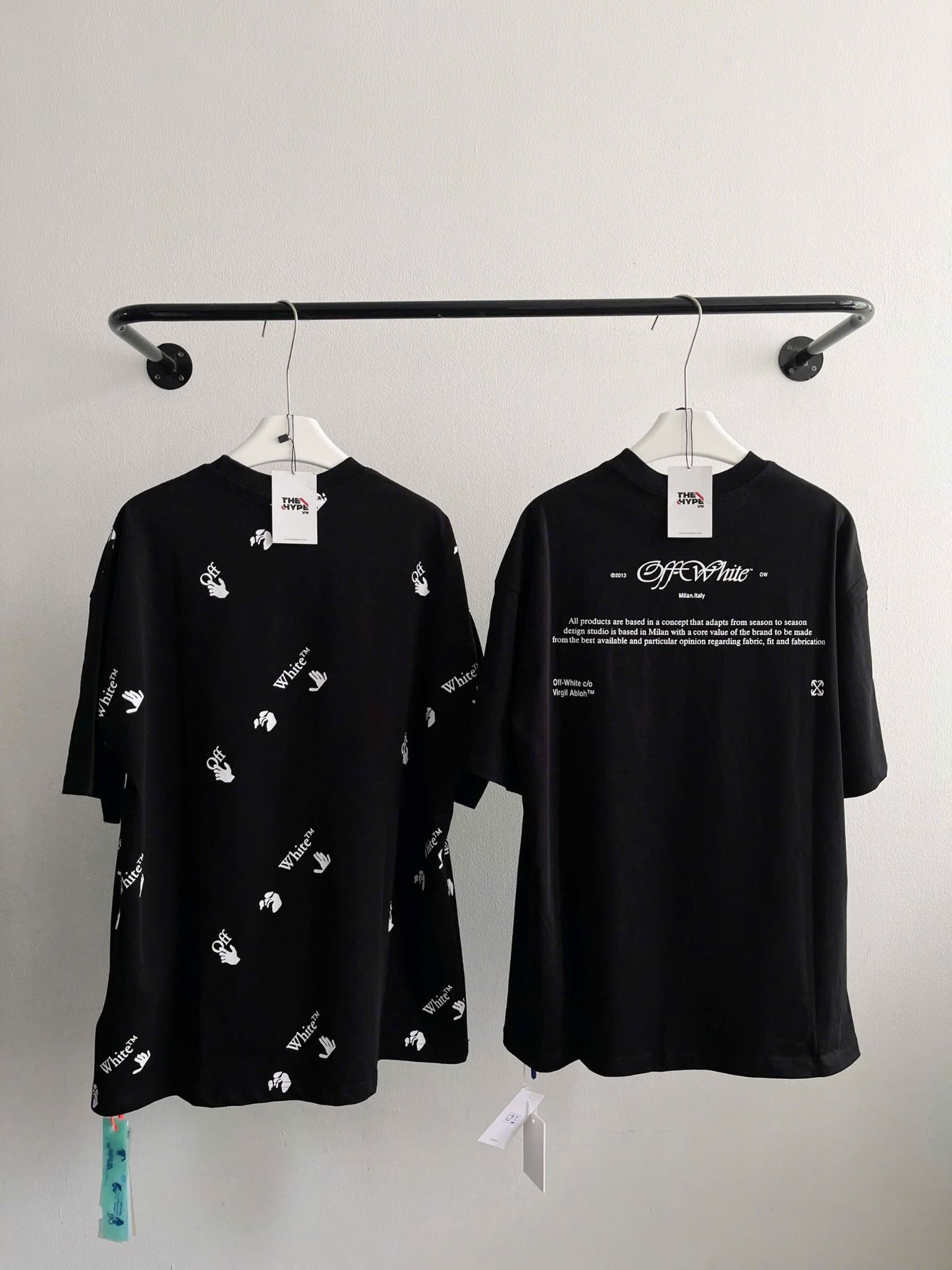 ÁO THUN OFF WHITE OW FULL OVER (BLACK)