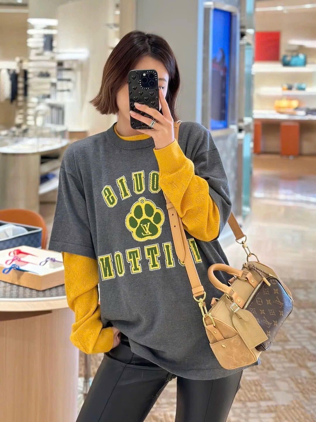 ÁO THUN LOUIS VUITTON LV DOG PAW (GREY)