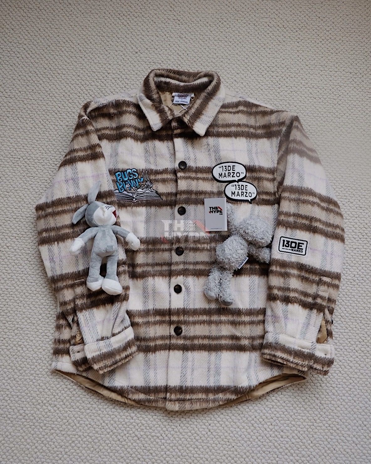 13DE MARZO SHIRT COAT - 13De Bugs Bunny Plaid Best Quality