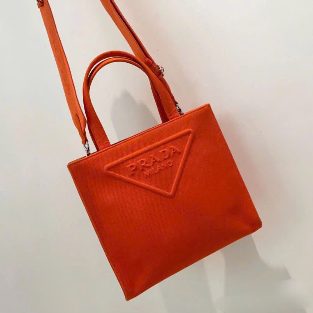 TÚI PRADA DRILL HANDLE BAG (ORANGE)