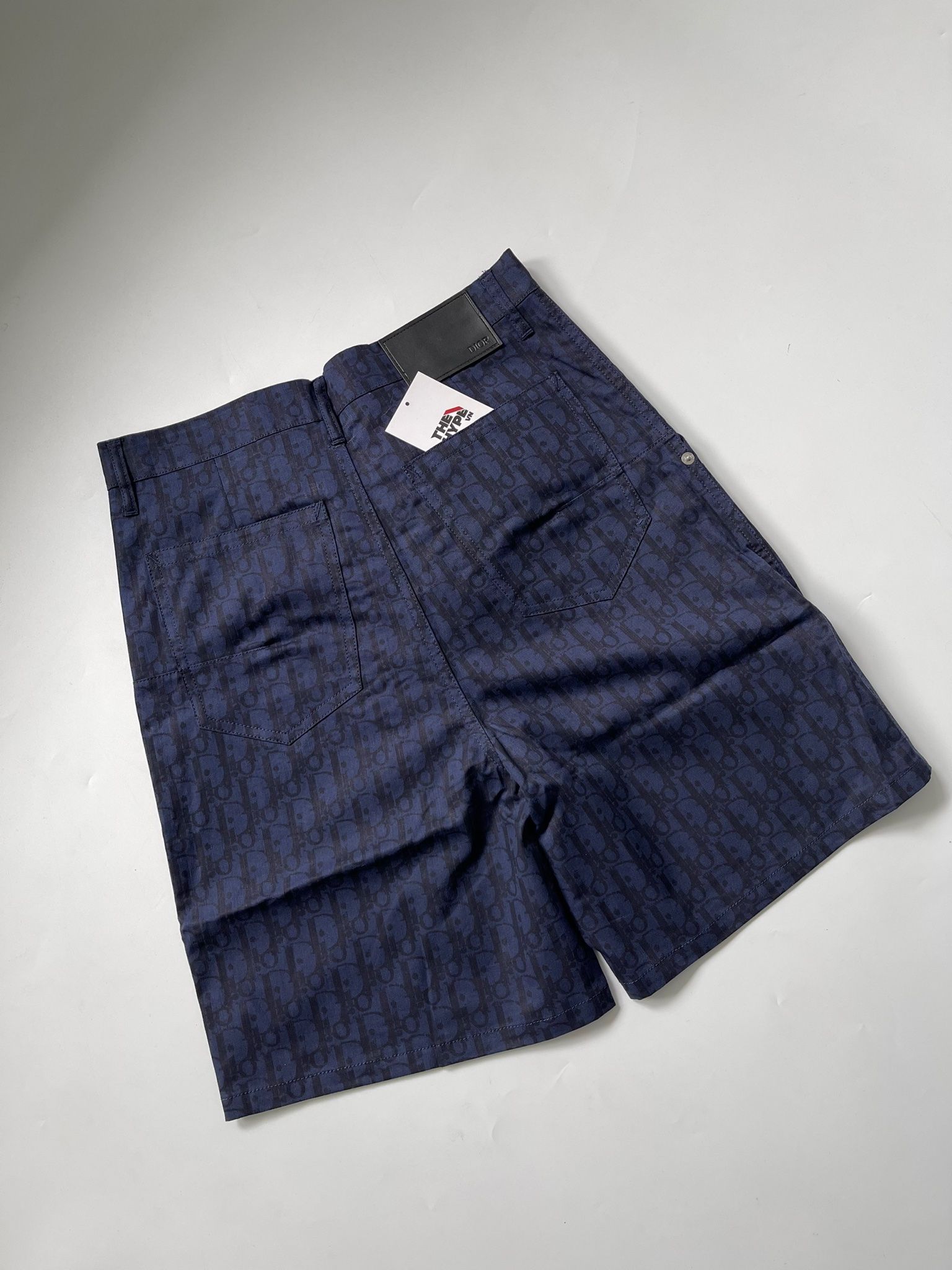 Quần Dior Oblique Kasuri Cotton Denim (Navy)