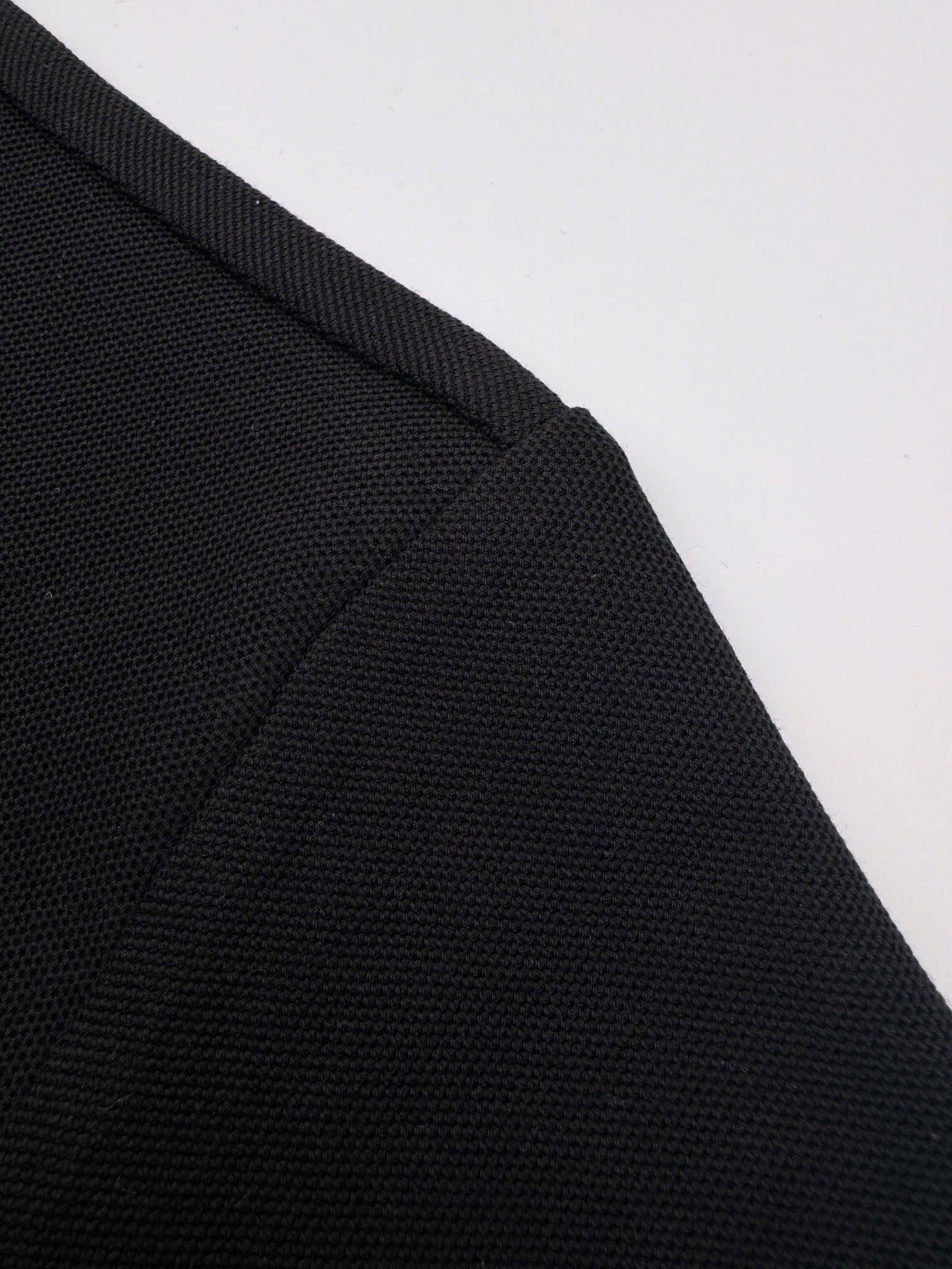 ÁO POLO PRADA RE-NYLON TRIANGLE LOGO (BLACK)