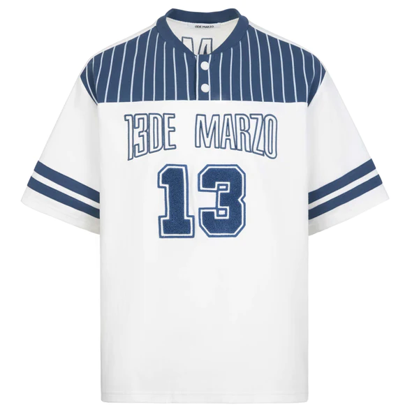 13DE MARZO TEE - Áo Thun Bear Baseball Fan (Bright White) Best Quality