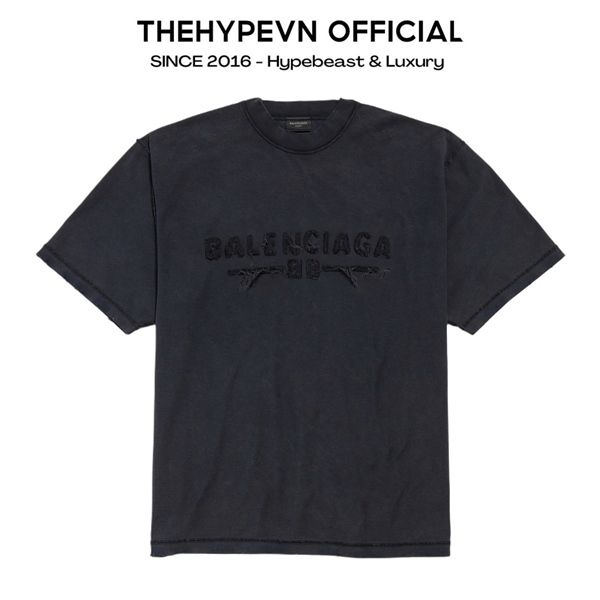 ÁO THUN BALENCIAGA BLCG INSIDE OUT (BLACK)