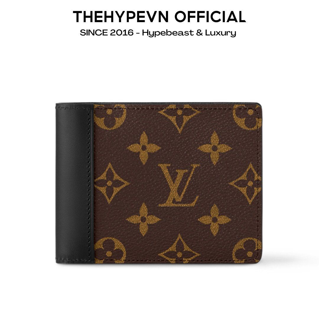 VÍ NGẮN LOUIS VUITTON MULTIPLE MACASSAR (BROWN)
