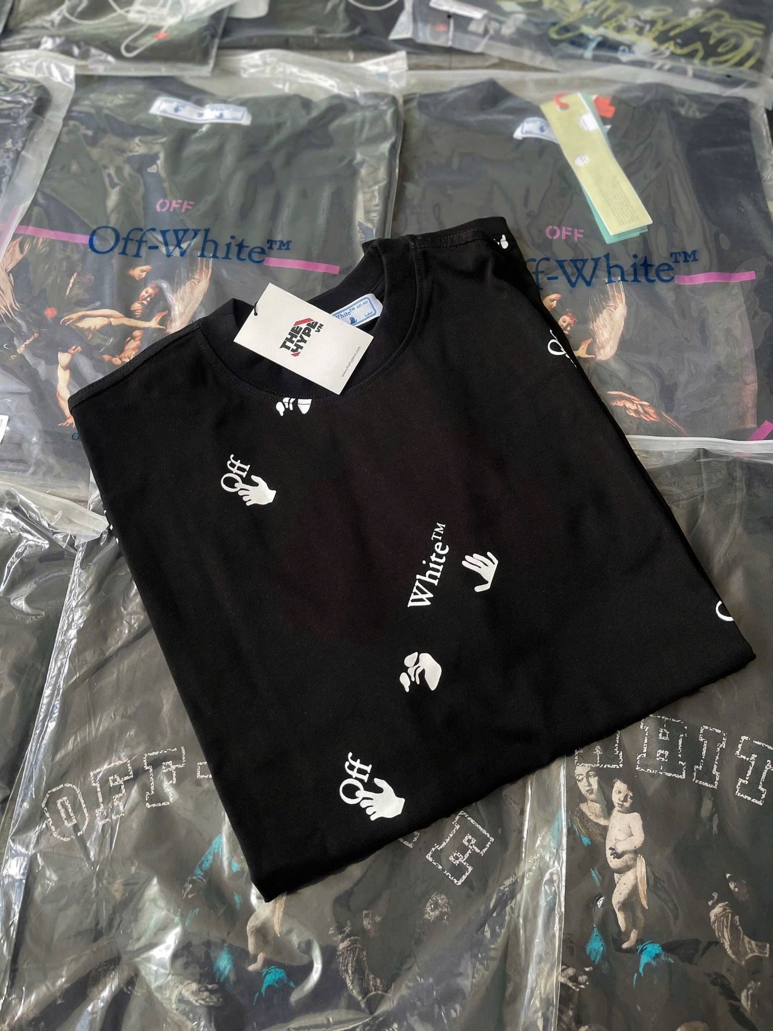 ÁO THUN OFF WHITE OW FULL OVER (BLACK)