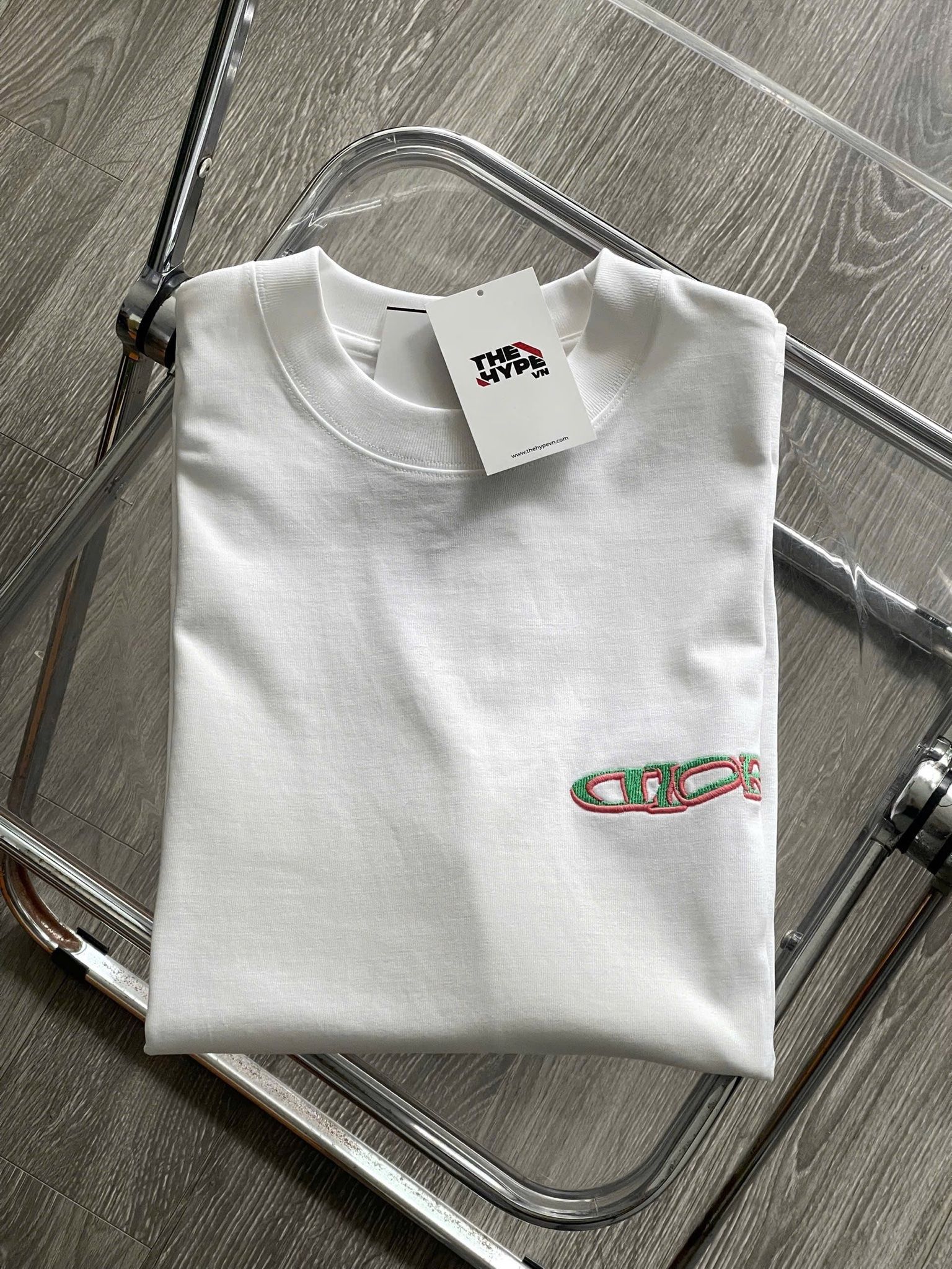 ÁO THUN DIOR LEWIS HAMILTON COTTON (WHITE)