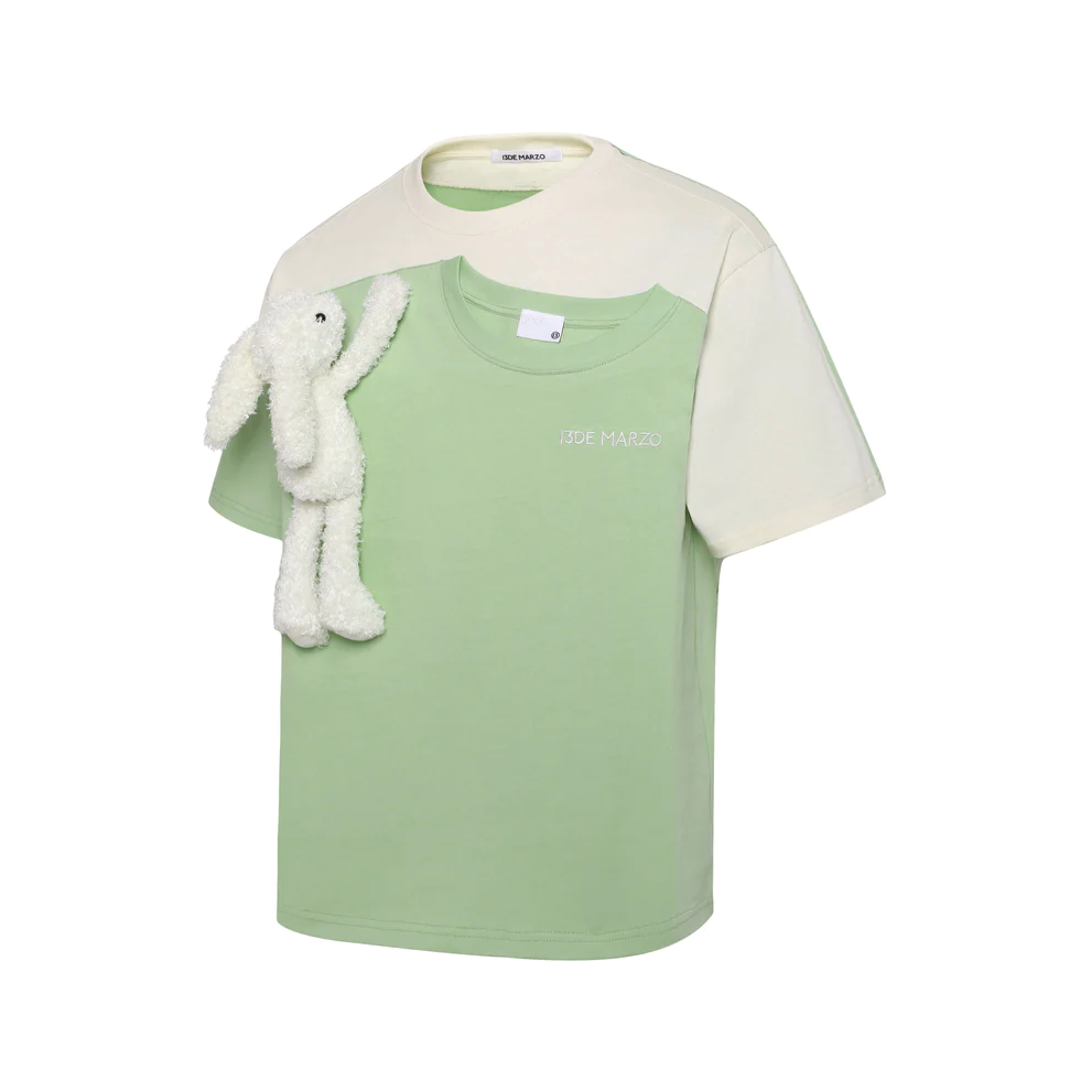 Áo Thun 13De Marzo 2 Piece Plush Rabbit (Seafoam Green) Best Quality