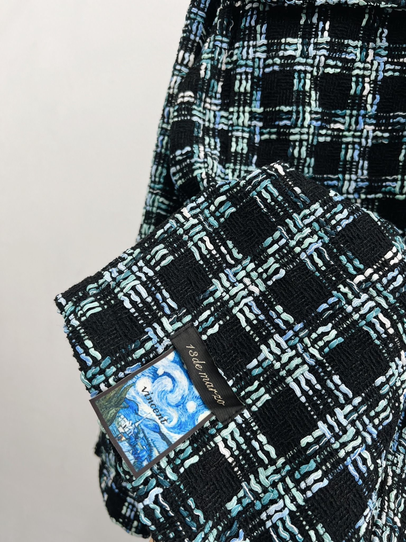 13DE MARZO TWEED - 13De Van Gogh Tweed Best Quality