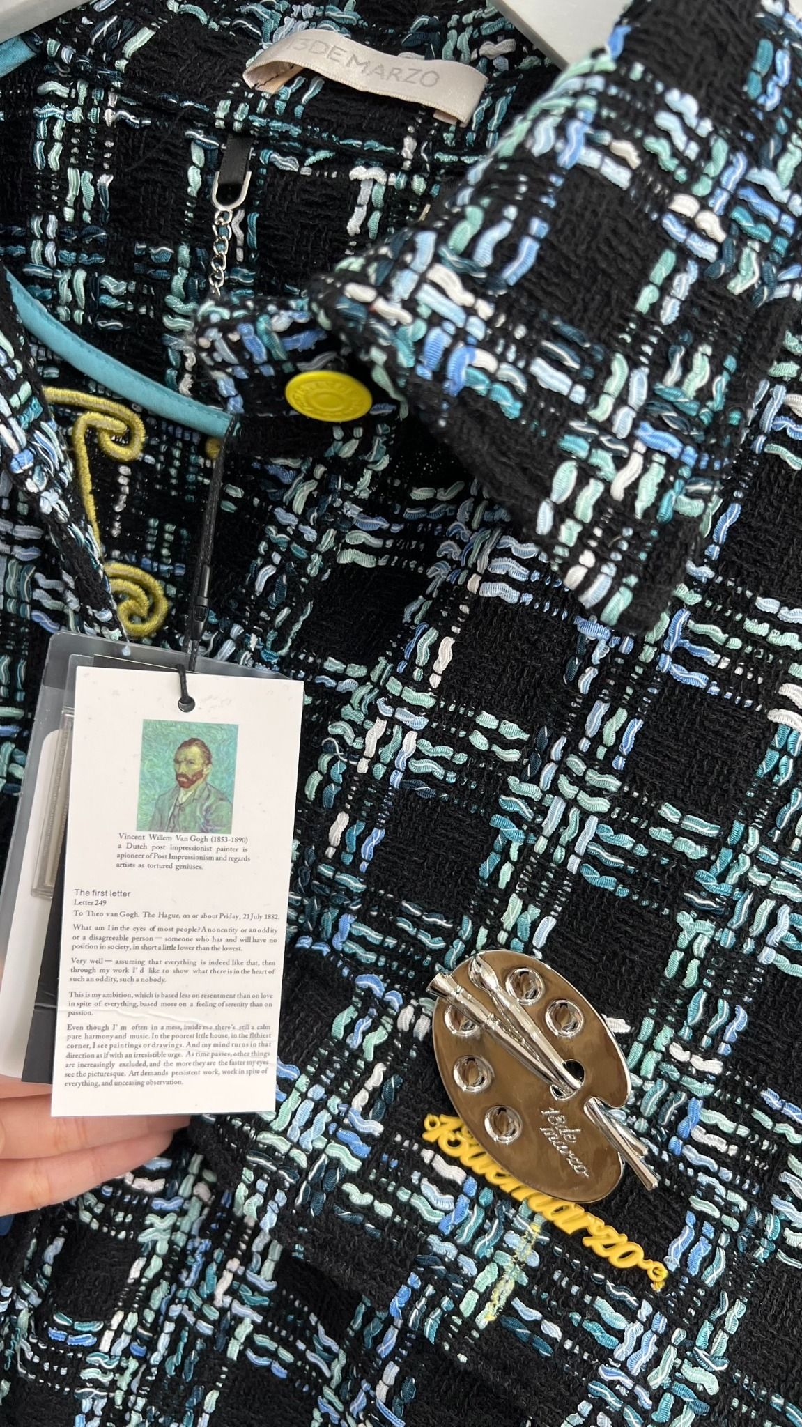 13DE MARZO TWEED - 13De Van Gogh Tweed Best Quality