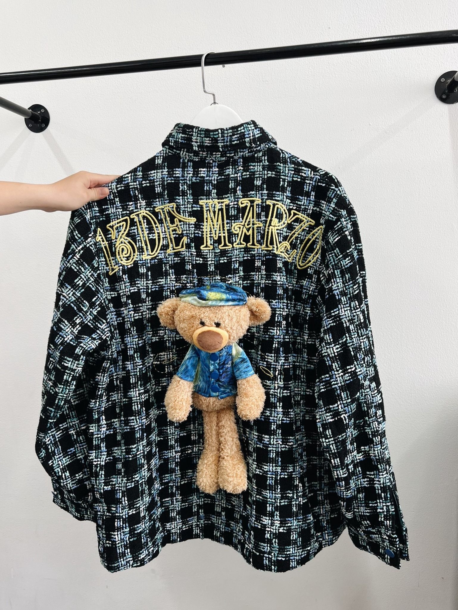 13DE MARZO TWEED - 13De Van Gogh Tweed Best Quality
