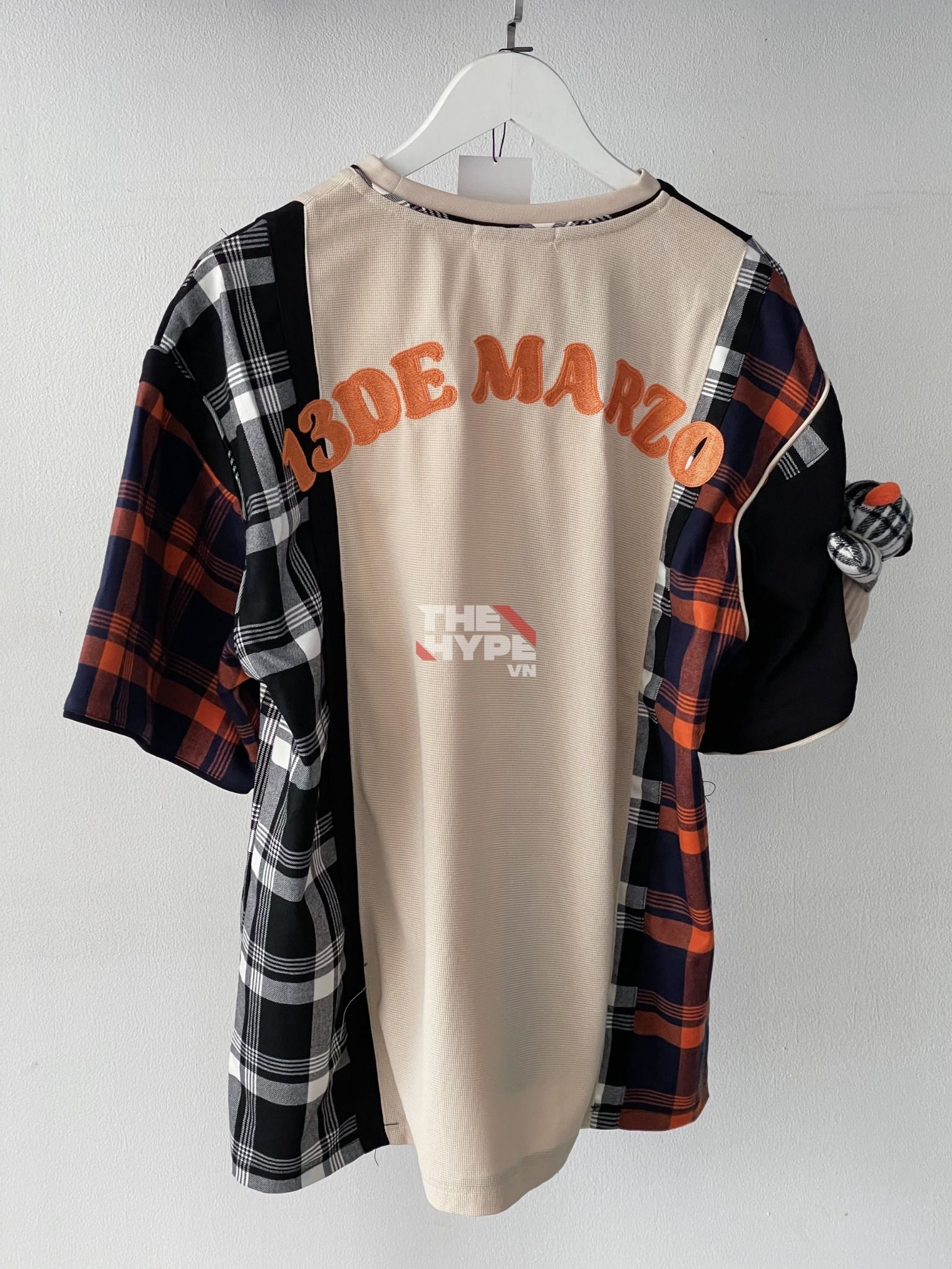 13DE MARZO TEE - Áo Thun 13De Marzo Vintage Plaid Patch (Multicolor) Best Quality