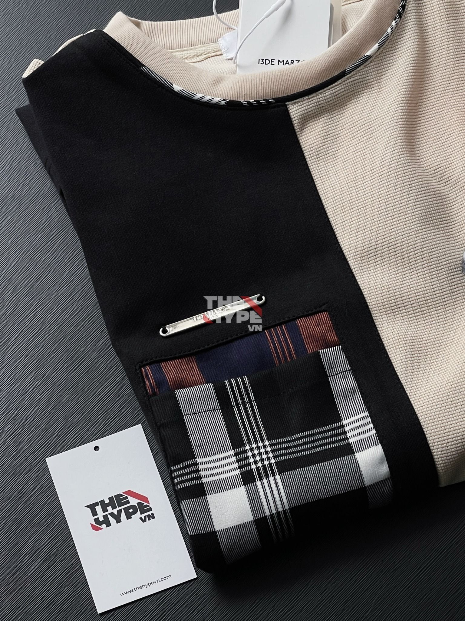 13DE MARZO TEE - Áo Thun 13De Marzo Vintage Plaid Patch (Multicolor) Best Quality