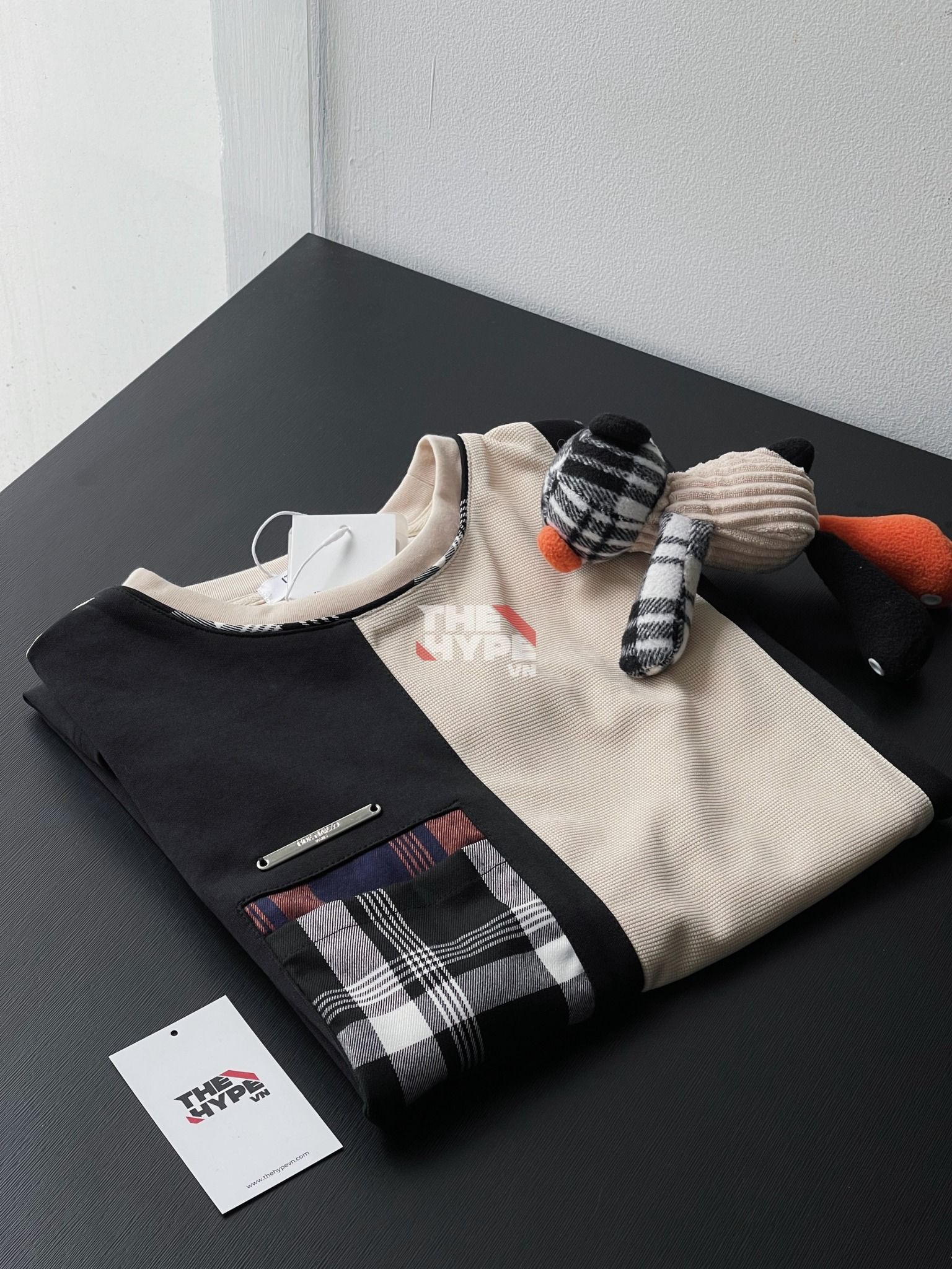 13DE MARZO TEE - Áo Thun 13De Marzo Vintage Plaid Patch (Multicolor) Best Quality