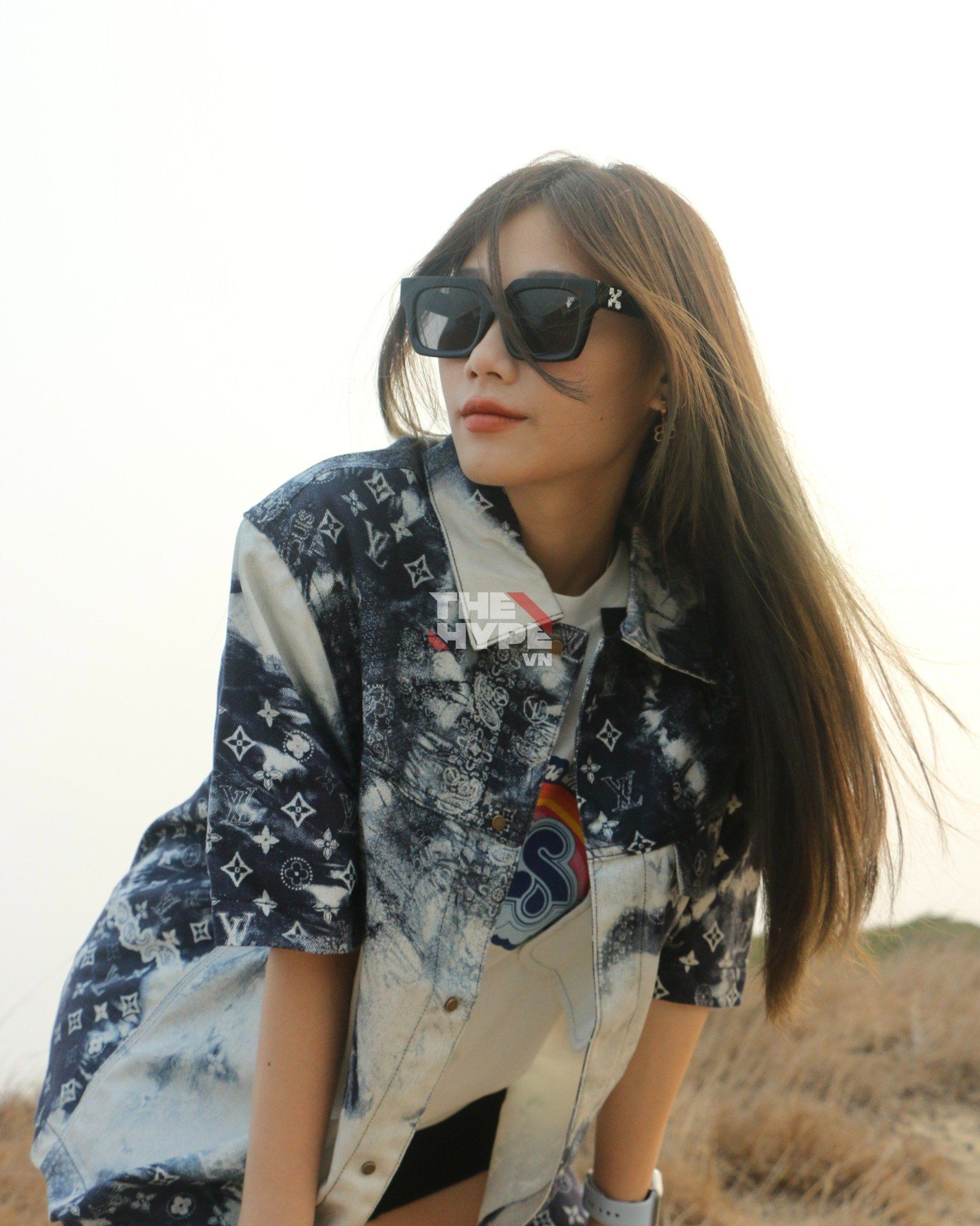 ÁO SƠ MI LOUIS VUITTON LV BANDANA DENIM JACKET (BLUE)
