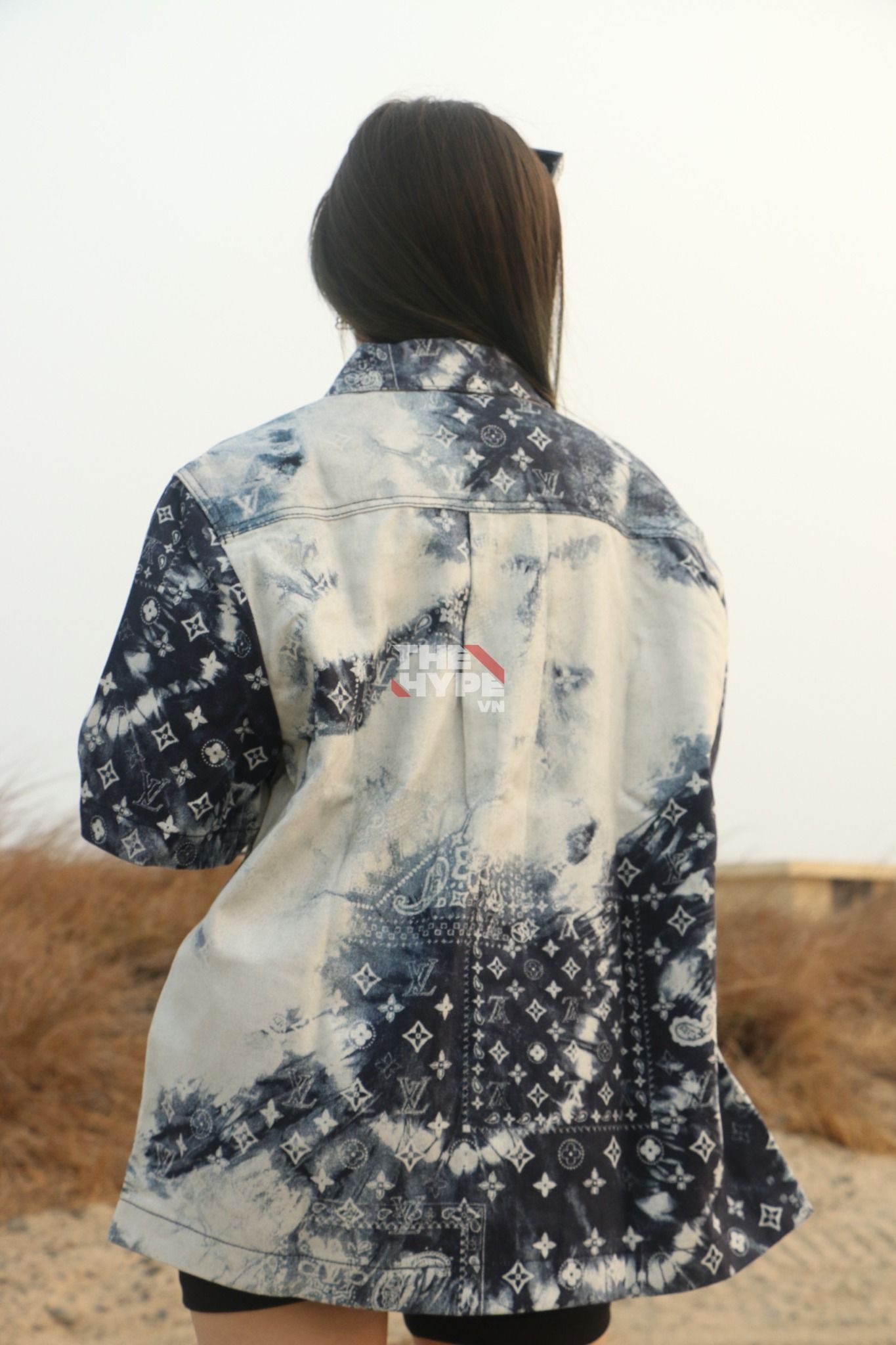 ÁO SƠ MI LOUIS VUITTON LV BANDANA DENIM JACKET (BLUE)