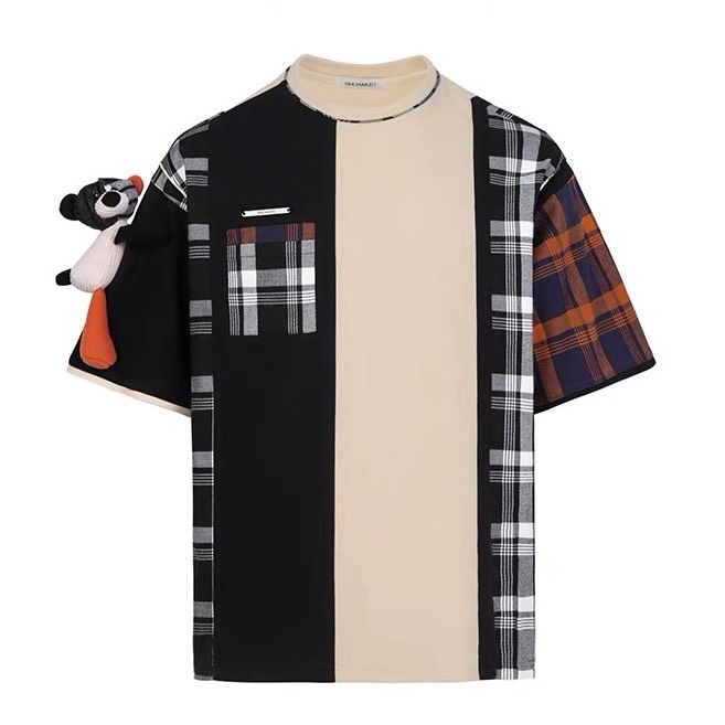 13DE MARZO TEE - Áo Thun 13De Marzo Vintage Plaid Patch (Multicolor) Best Quality