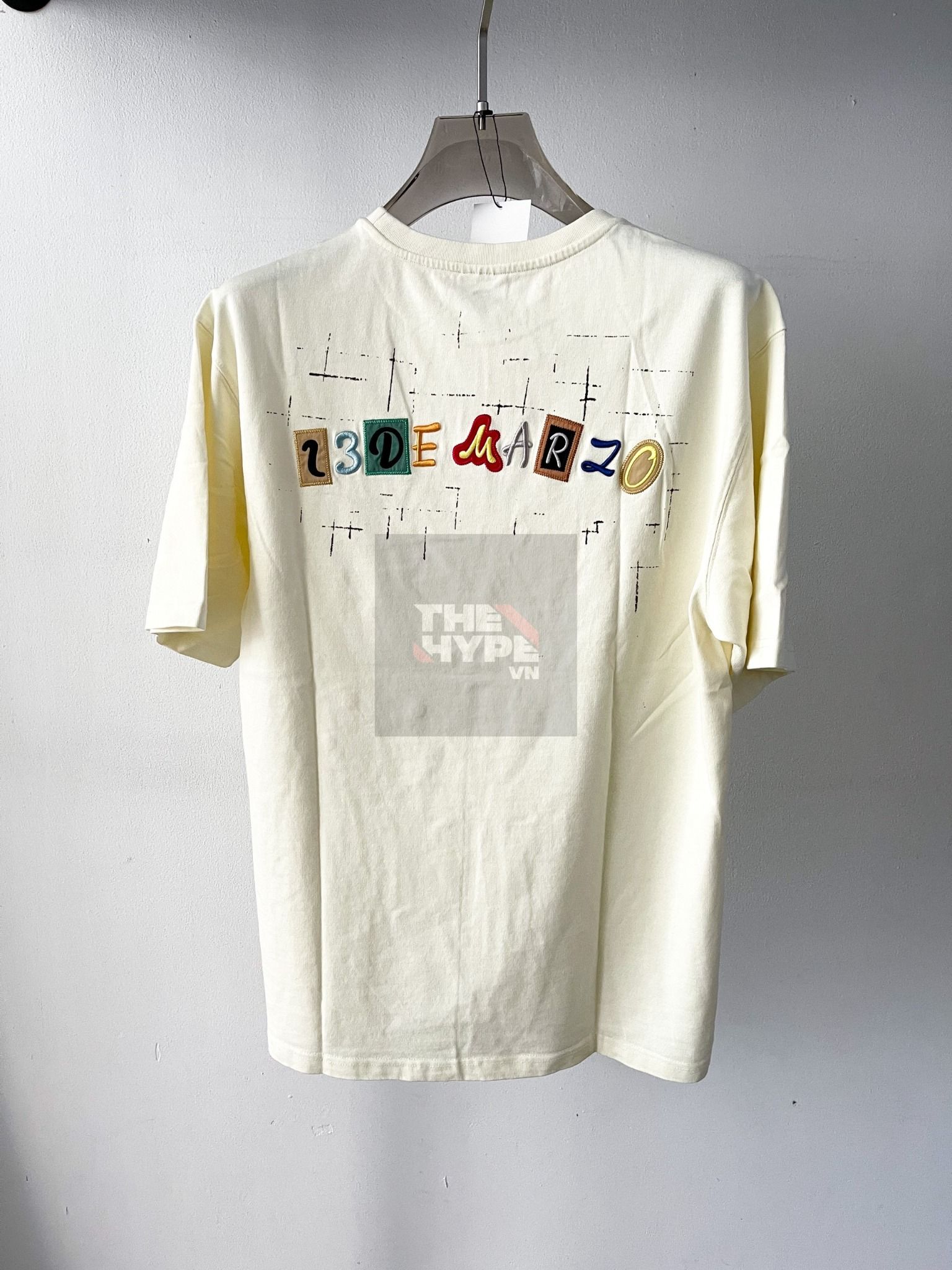 13DE MARZO TEE - Áo Thun 13De Marzo Cartoon (Cream) Best Quality