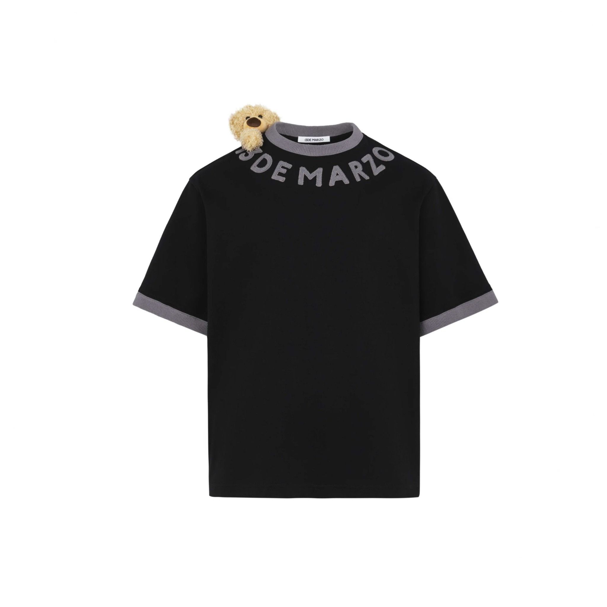 Áo Thun 13De Marzo Round Neck Knit Logo (Black) Best Quality