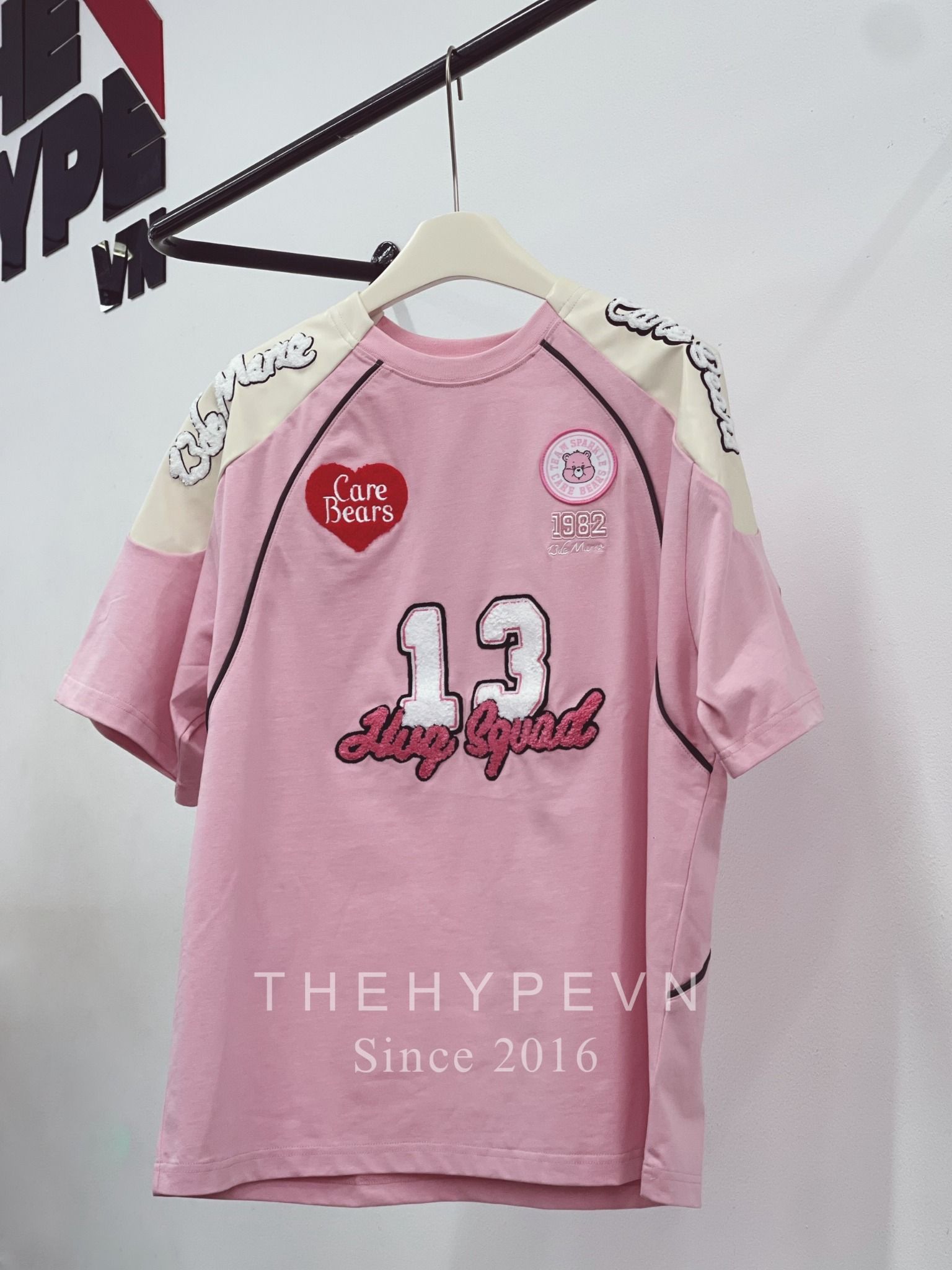 Áo Thun 13DE Marzo x Care Bears Hud Squad (Pink) Best Quality