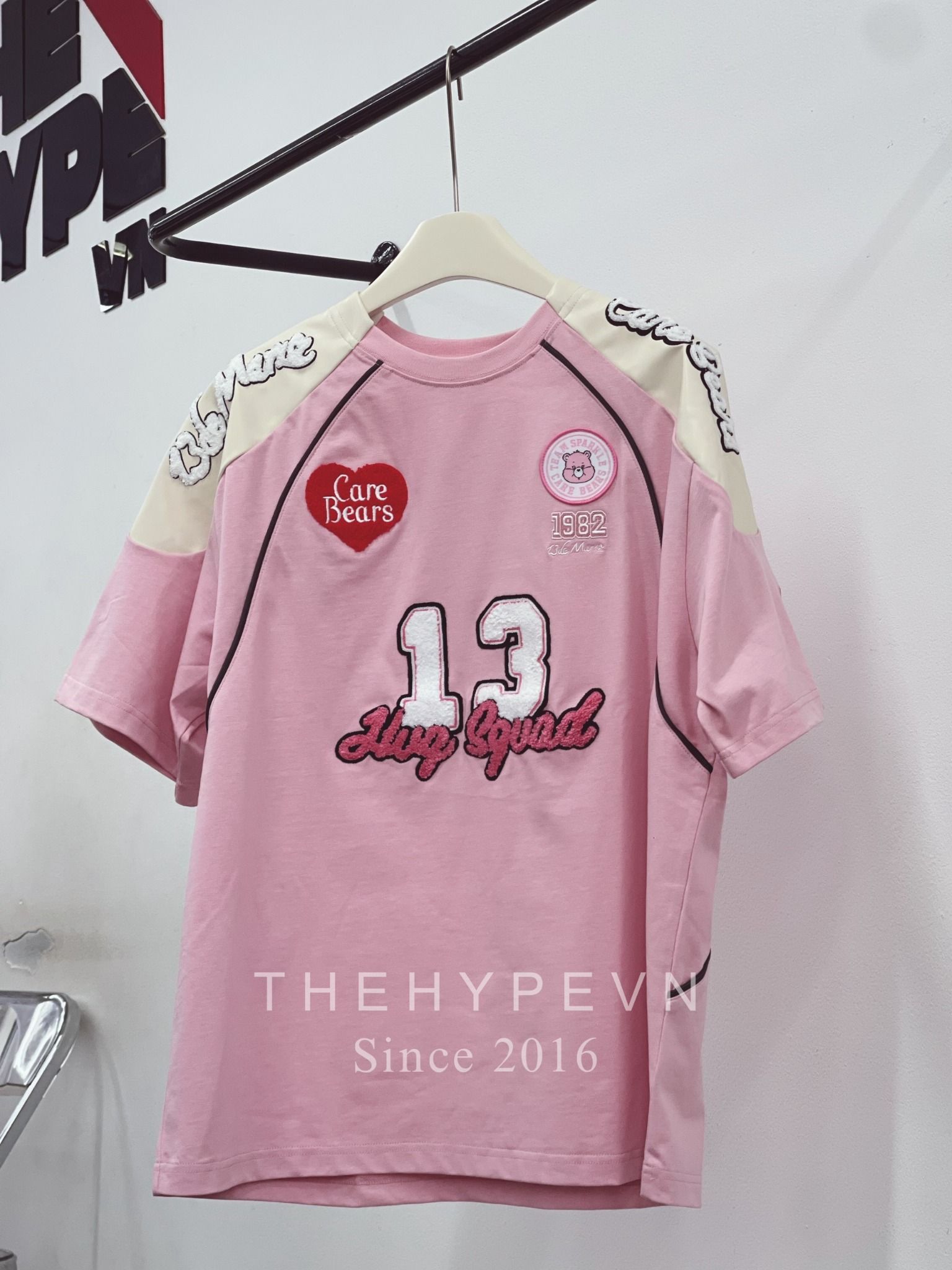 Áo Thun 13DE Marzo x Care Bears Hud Squad (Pink) Best Quality