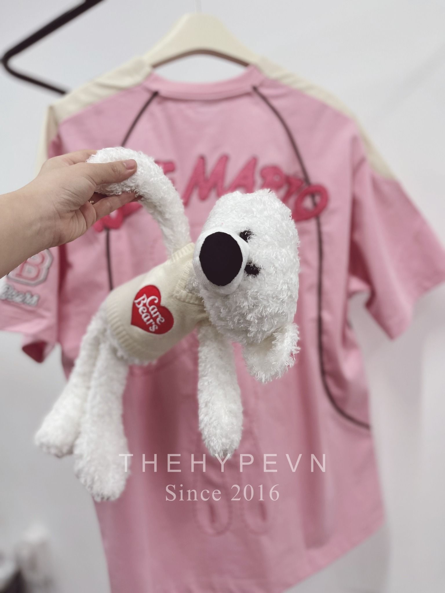 Áo Thun 13DE Marzo x Care Bears Hud Squad (Pink) Best Quality