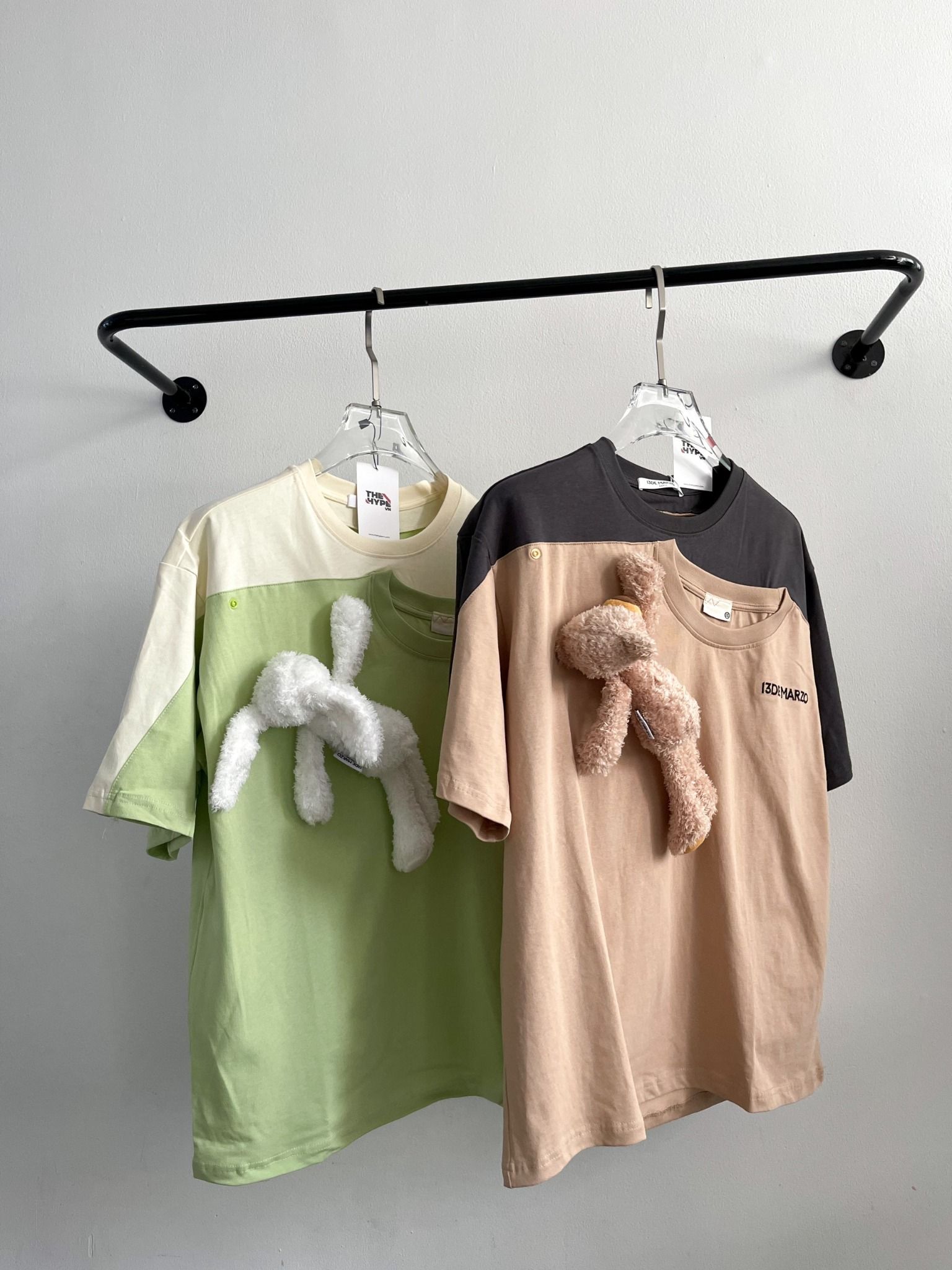 Áo Thun 13De Marzo 2 Piece Plush Rabbit (Seafoam Green) Best Quality
