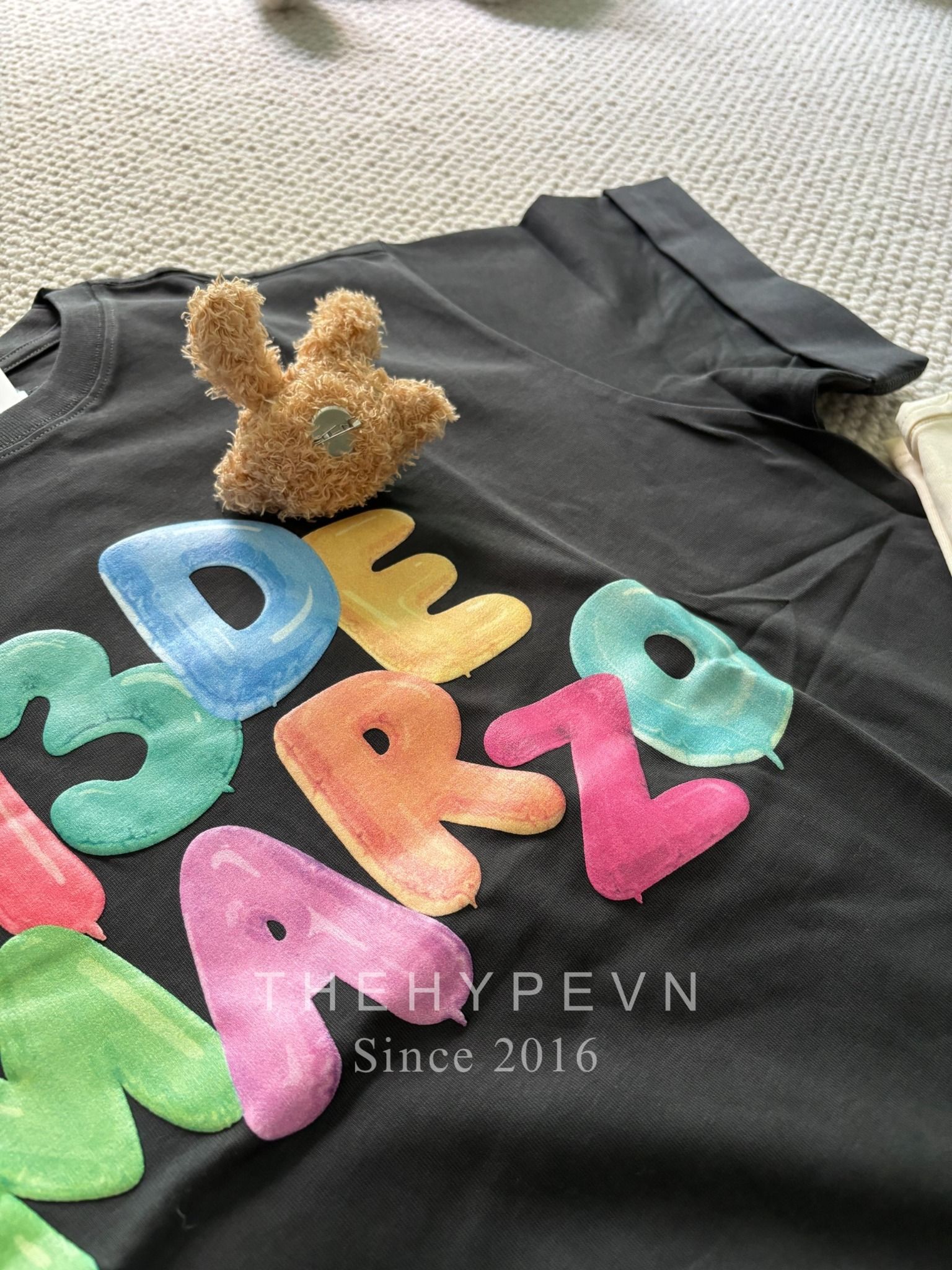 13DE MARZO TEE - Áo Thun DOOZOO BALLOON (Grey) Best Quality