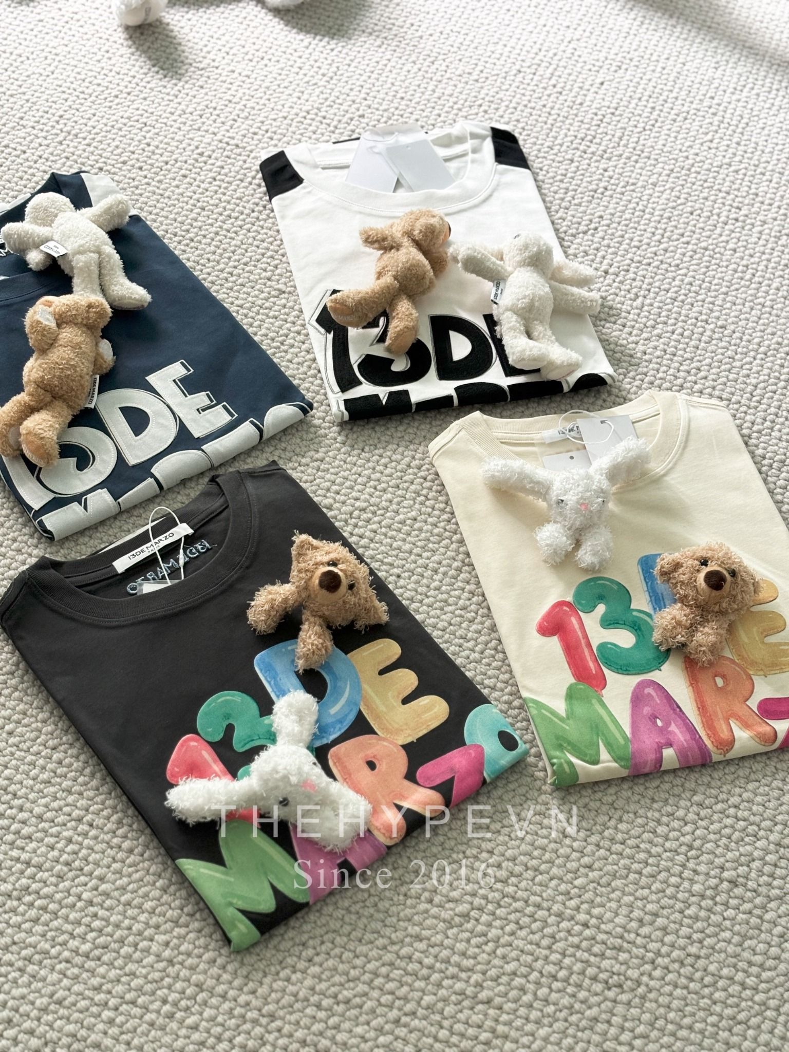 13DE MARZO TEE - Áo Thun DOOZOO BALLOON (Grey) Best Quality