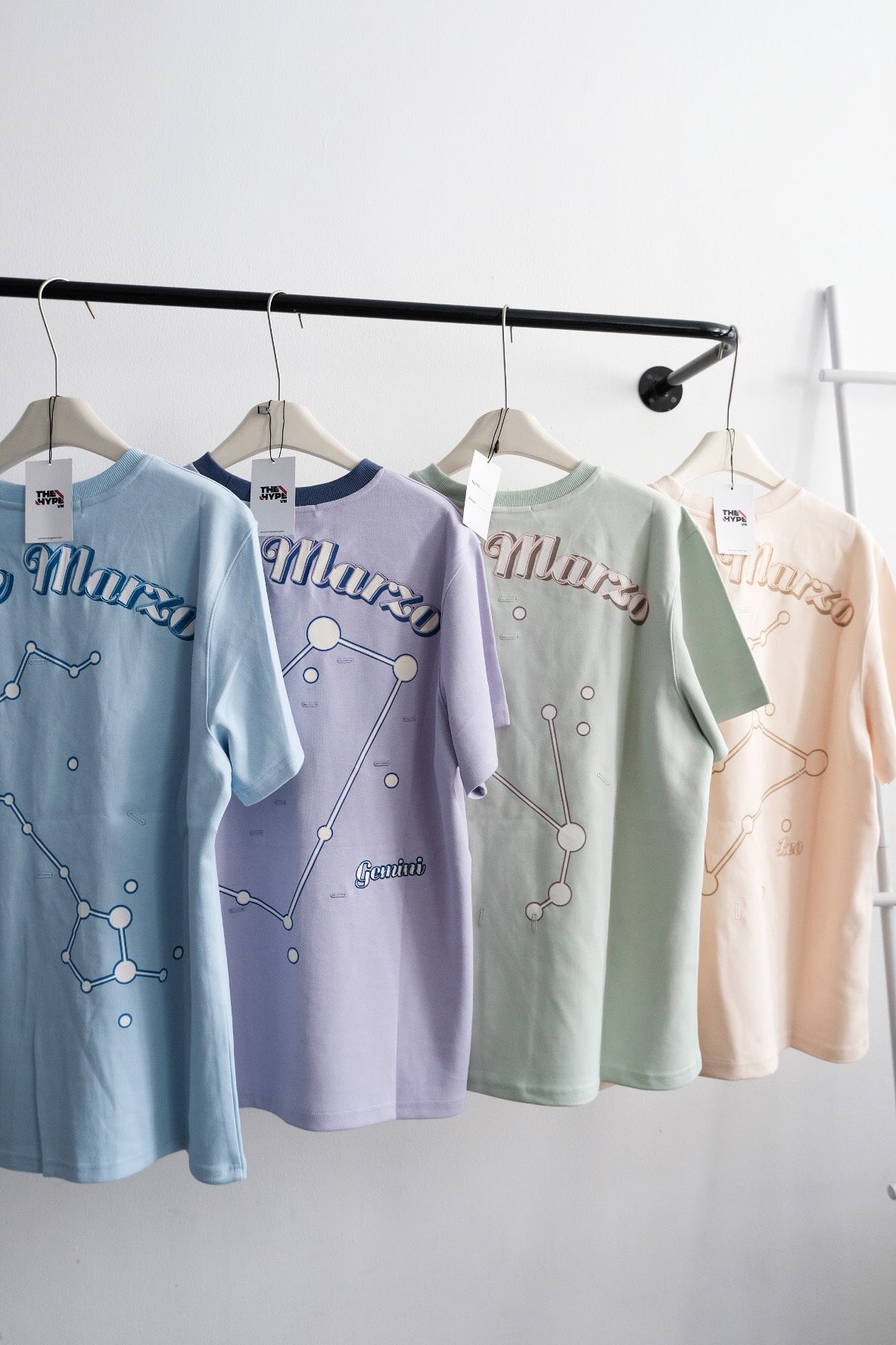 Áo Thun 13De Marzo Cung Hoàng Đạo Sư Tử Leo (Cream) Best Quality