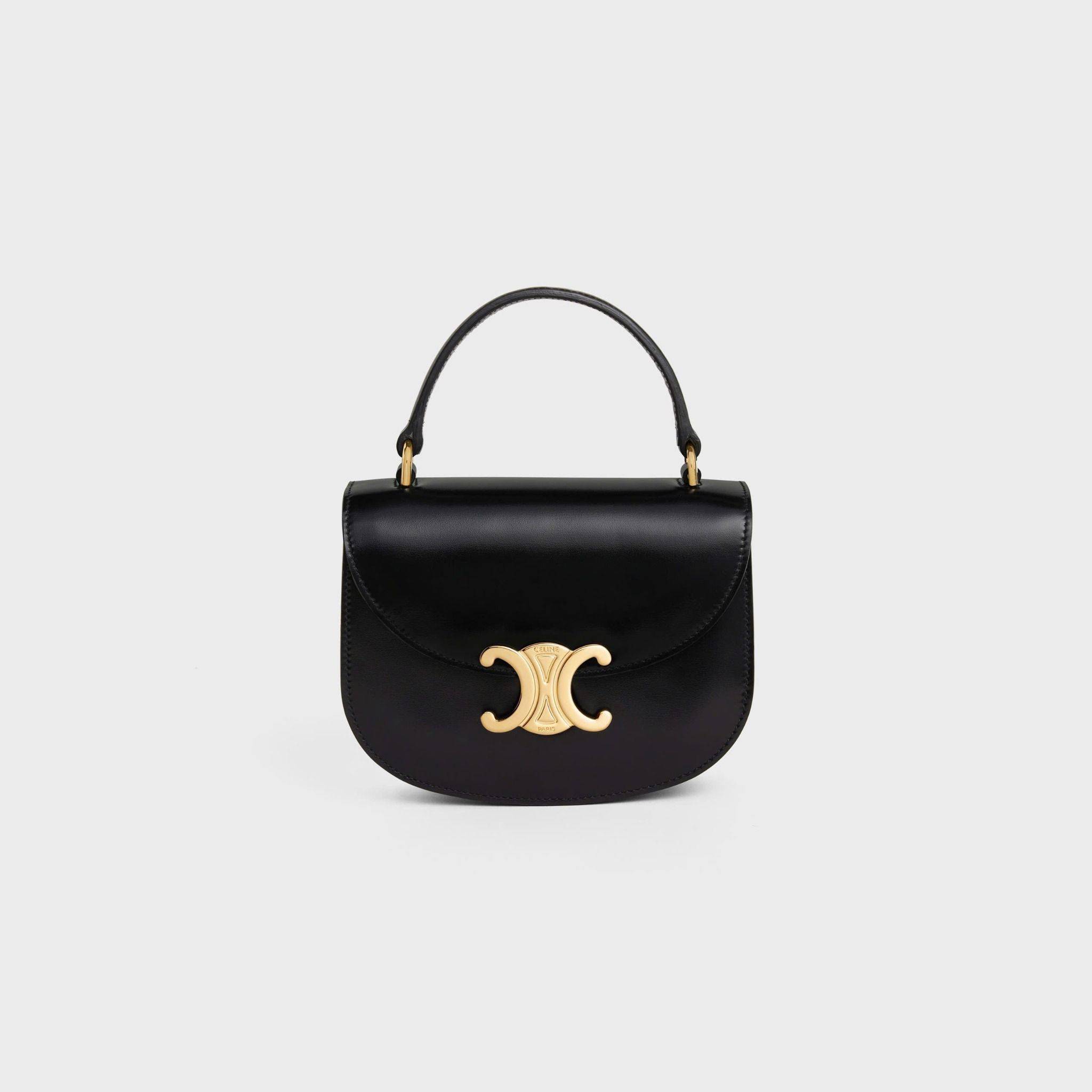 TÚI CELINE MINI BESACE CLEA TRIOMPHE CALFSKIN (BLACK)