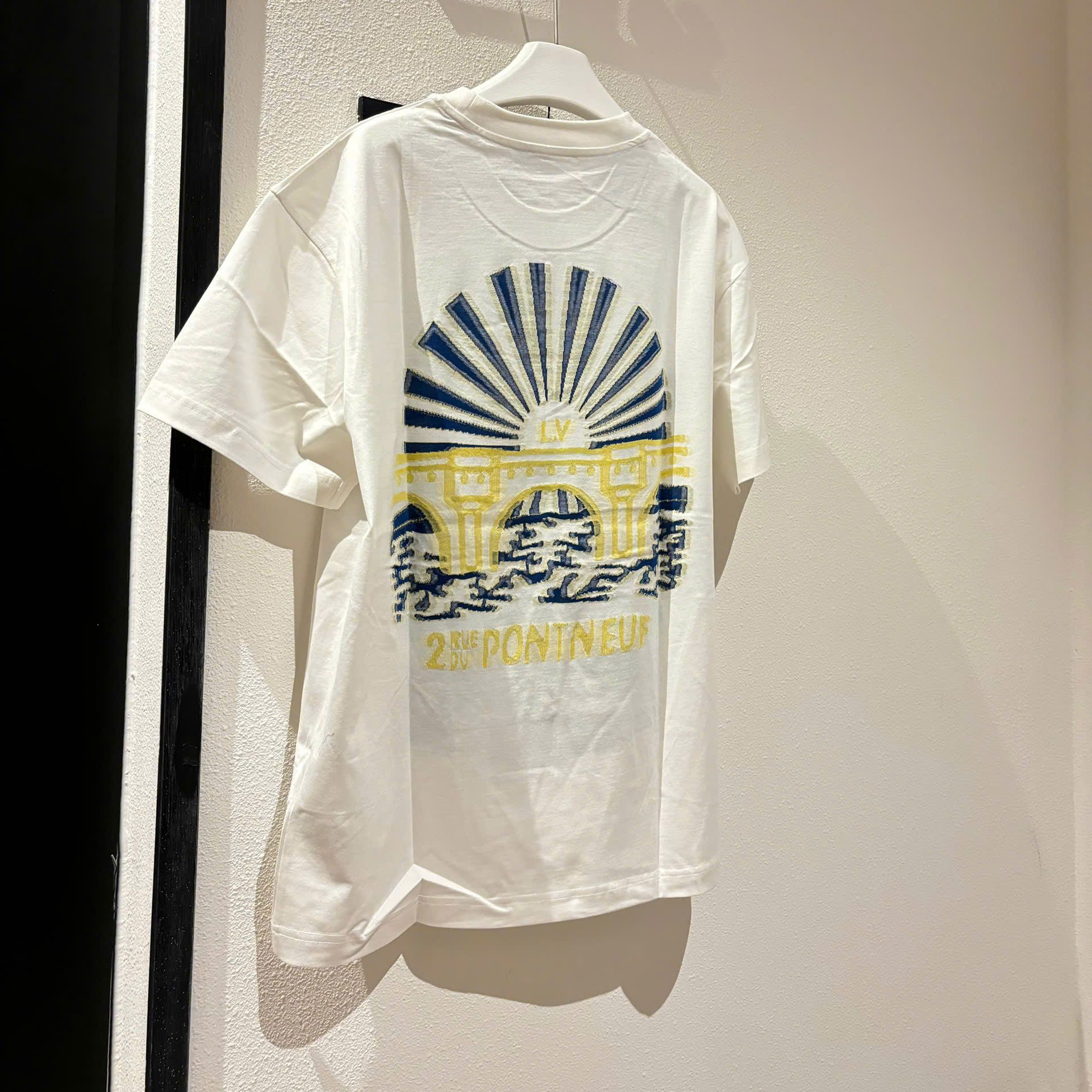 ÁO THUN LOUIS VUITTON LV PONT NEUF WOVEN (WHITE)