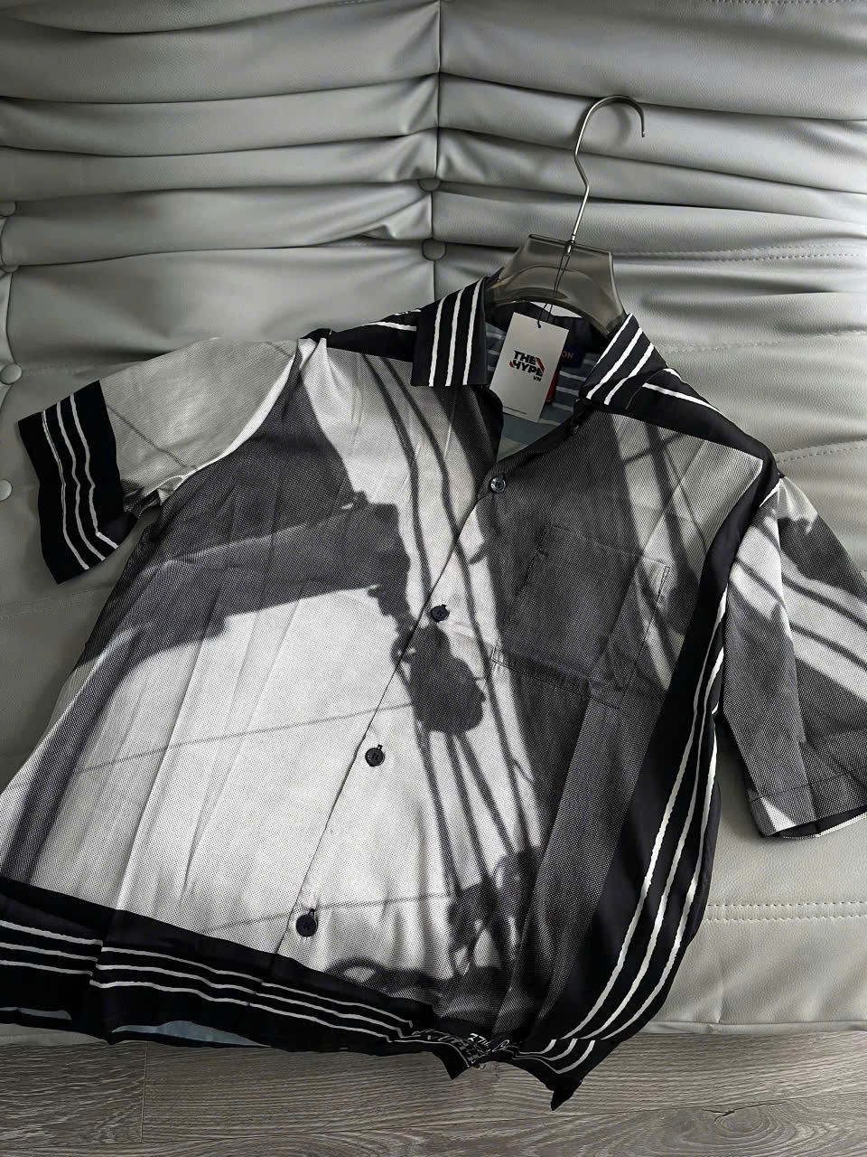ÁO SƠ MI LOUIS VUITTON LV AMERICA CUP SILK (BLACK/WHITE)
