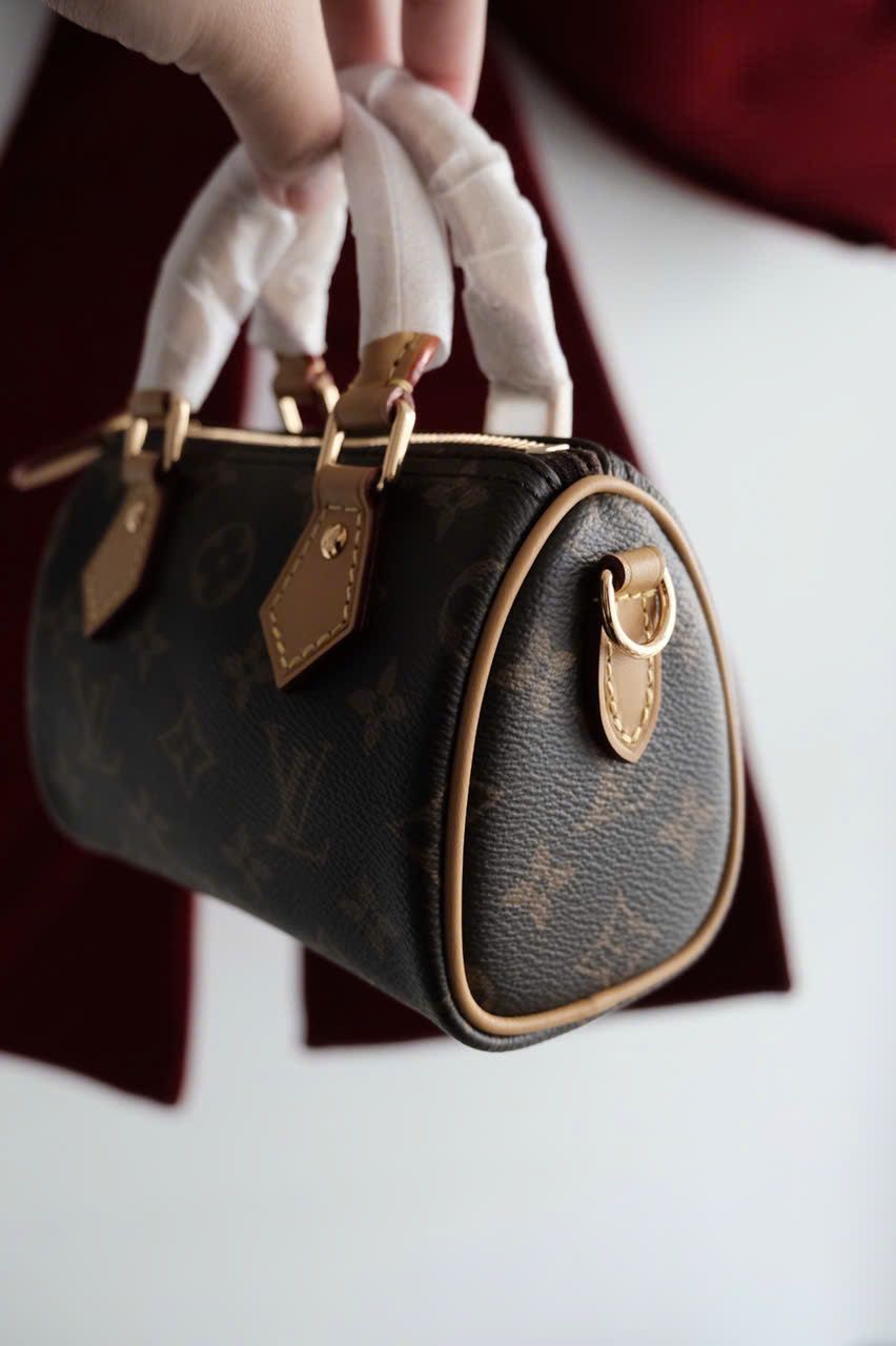 TÚI LOUIS VUITTON LV NANO SPEEDY (BROWN)