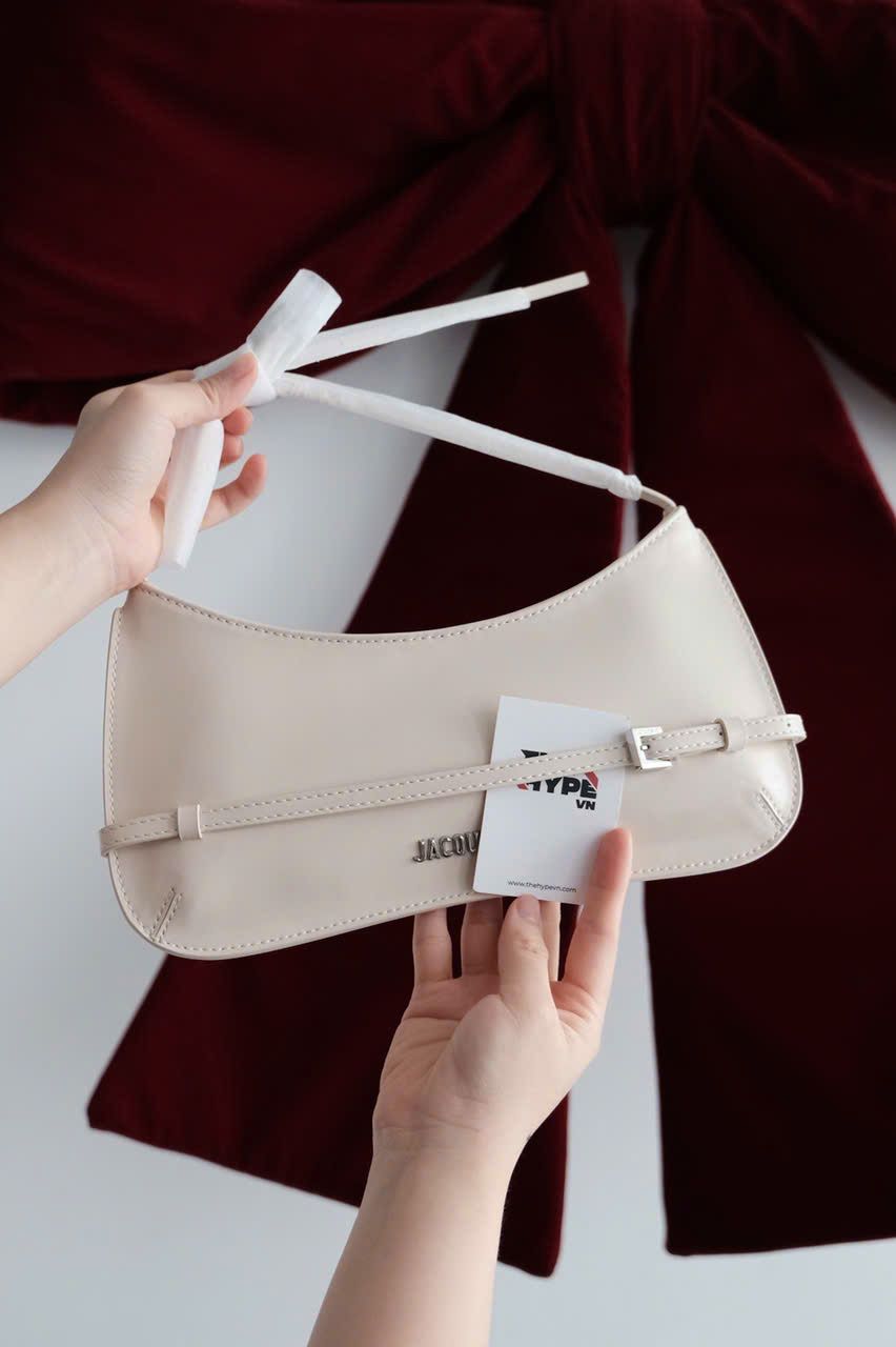 TÚI JACQUEMUS LE BISOU (CREAM)