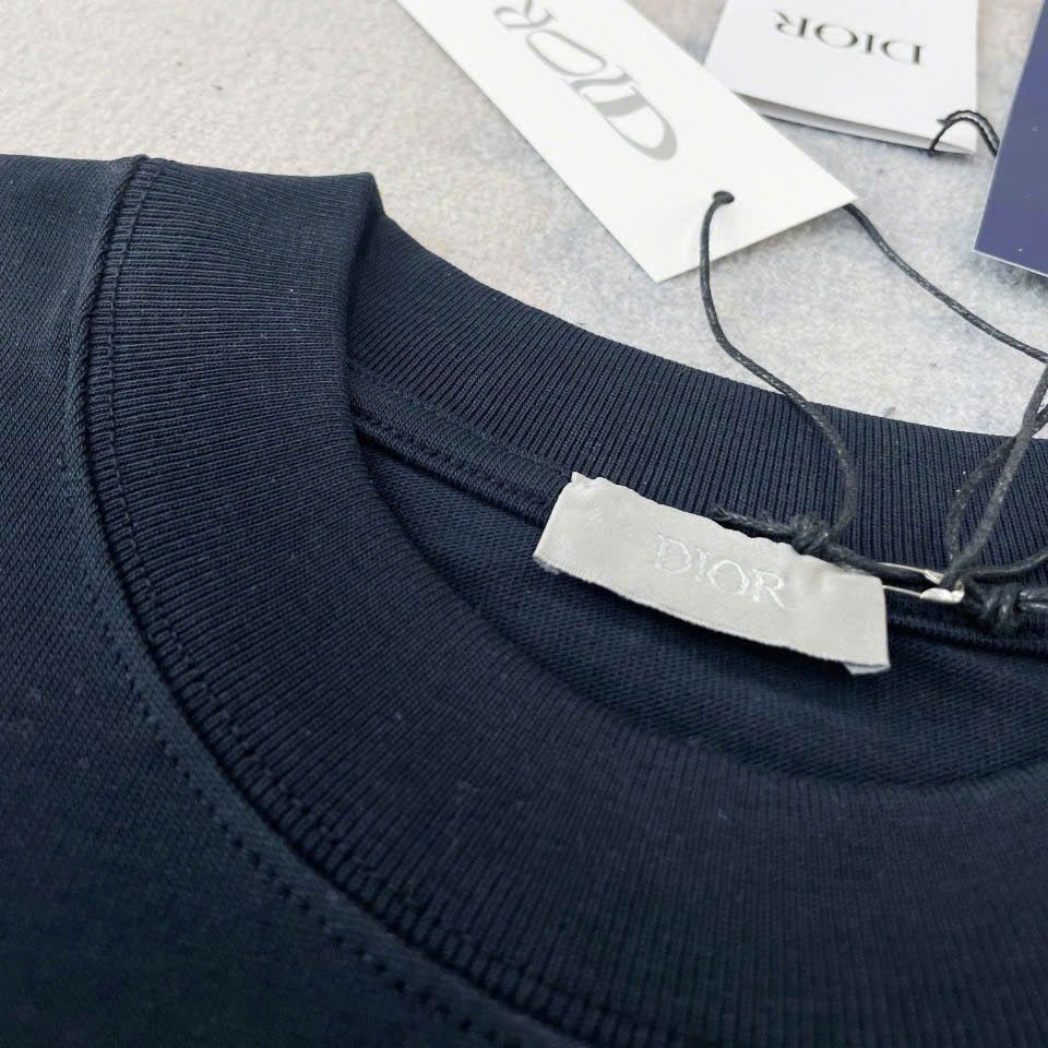 ÁO THUN DIOR LEWIS HAMILTON COTTON (DARK BLUE)