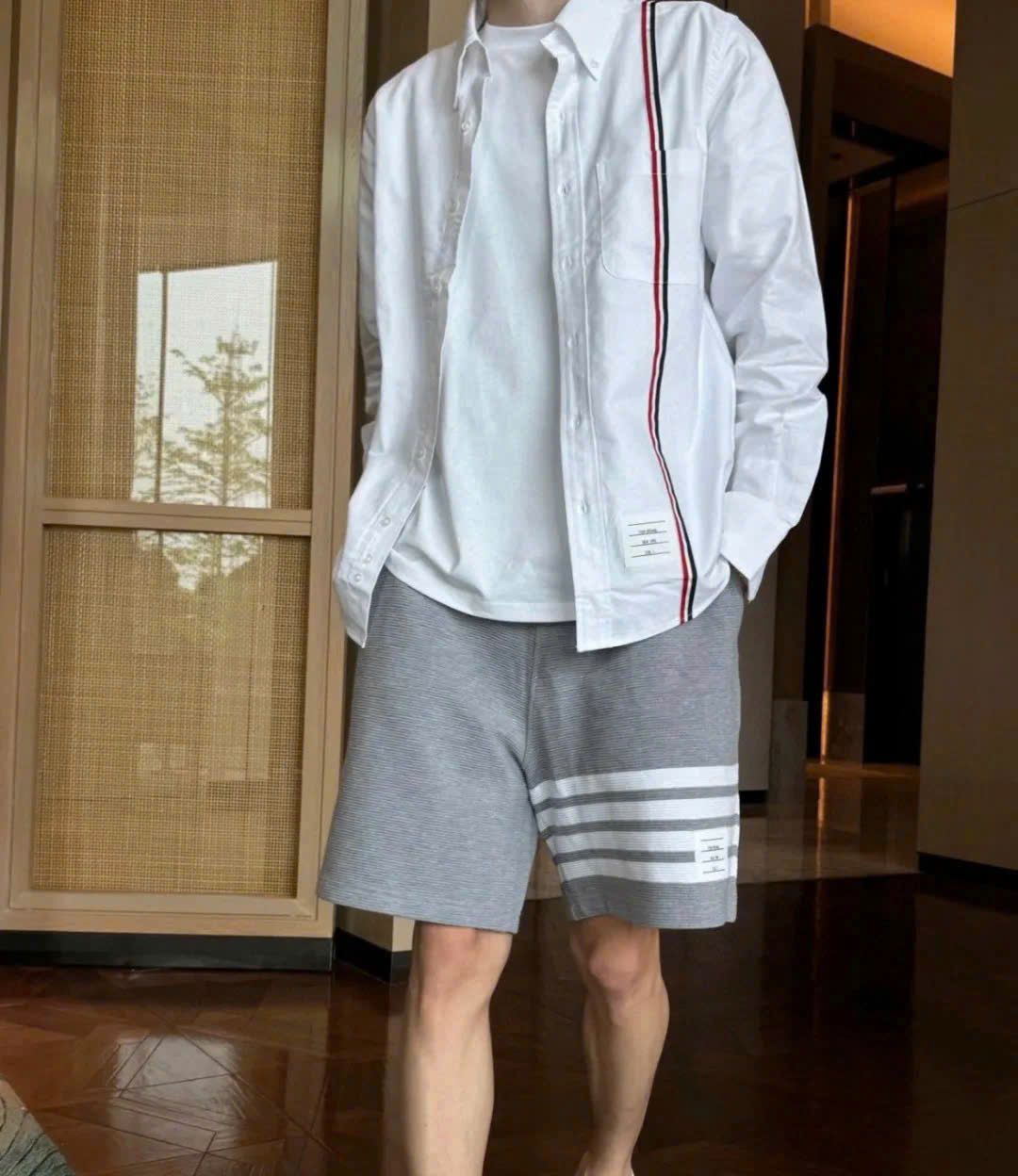ÁO SƠ MI THOM BROWNE RWB STRIPE (WHITE)